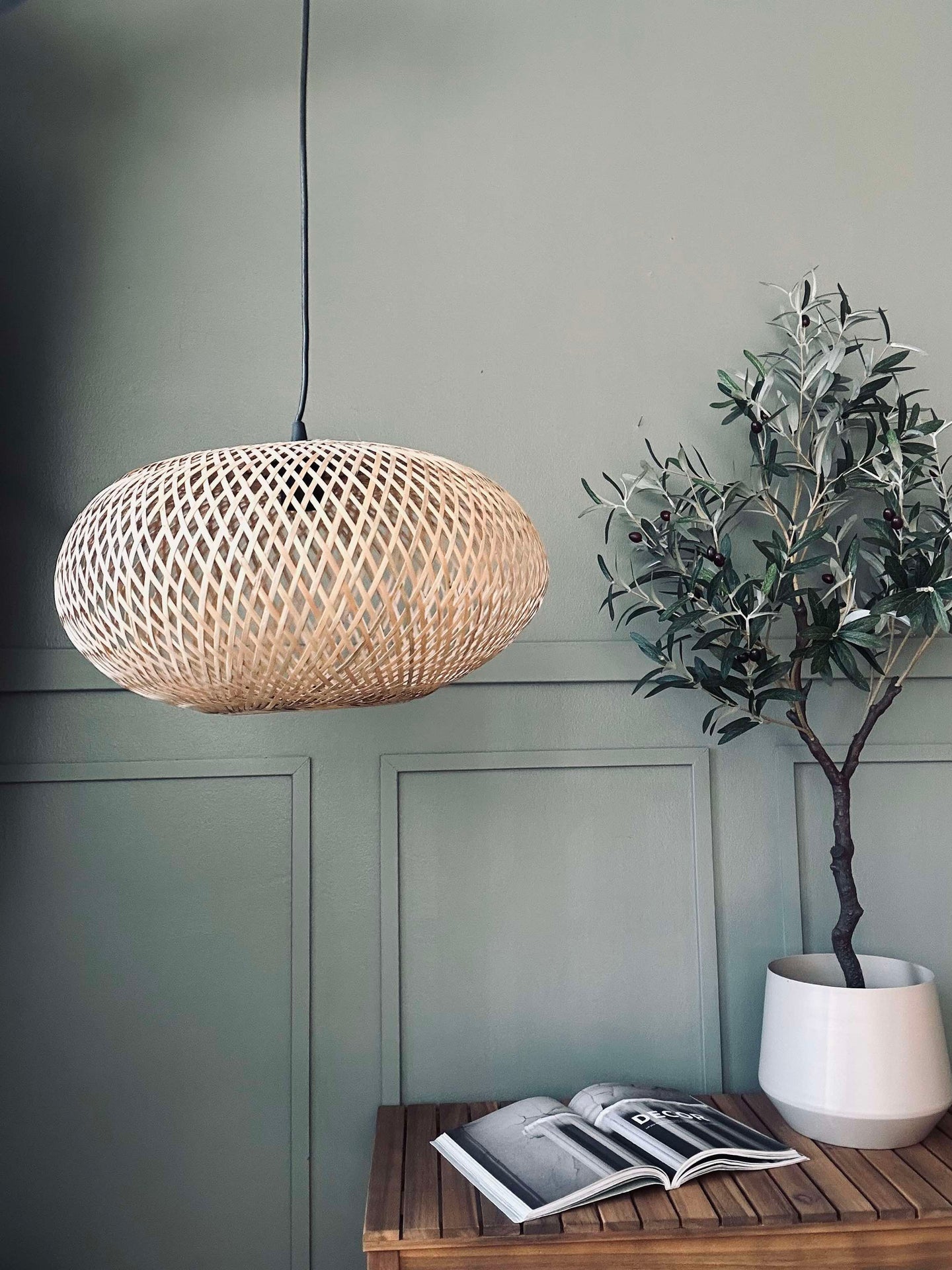 Lampa i bambu - Dia 45