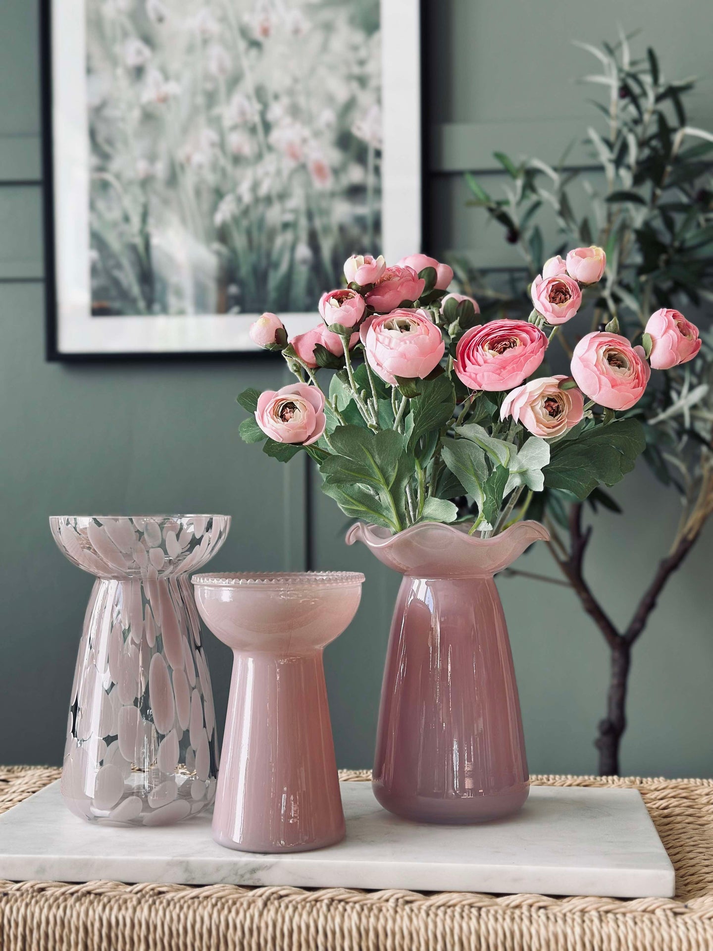 Blomma Ranunkel stjälk