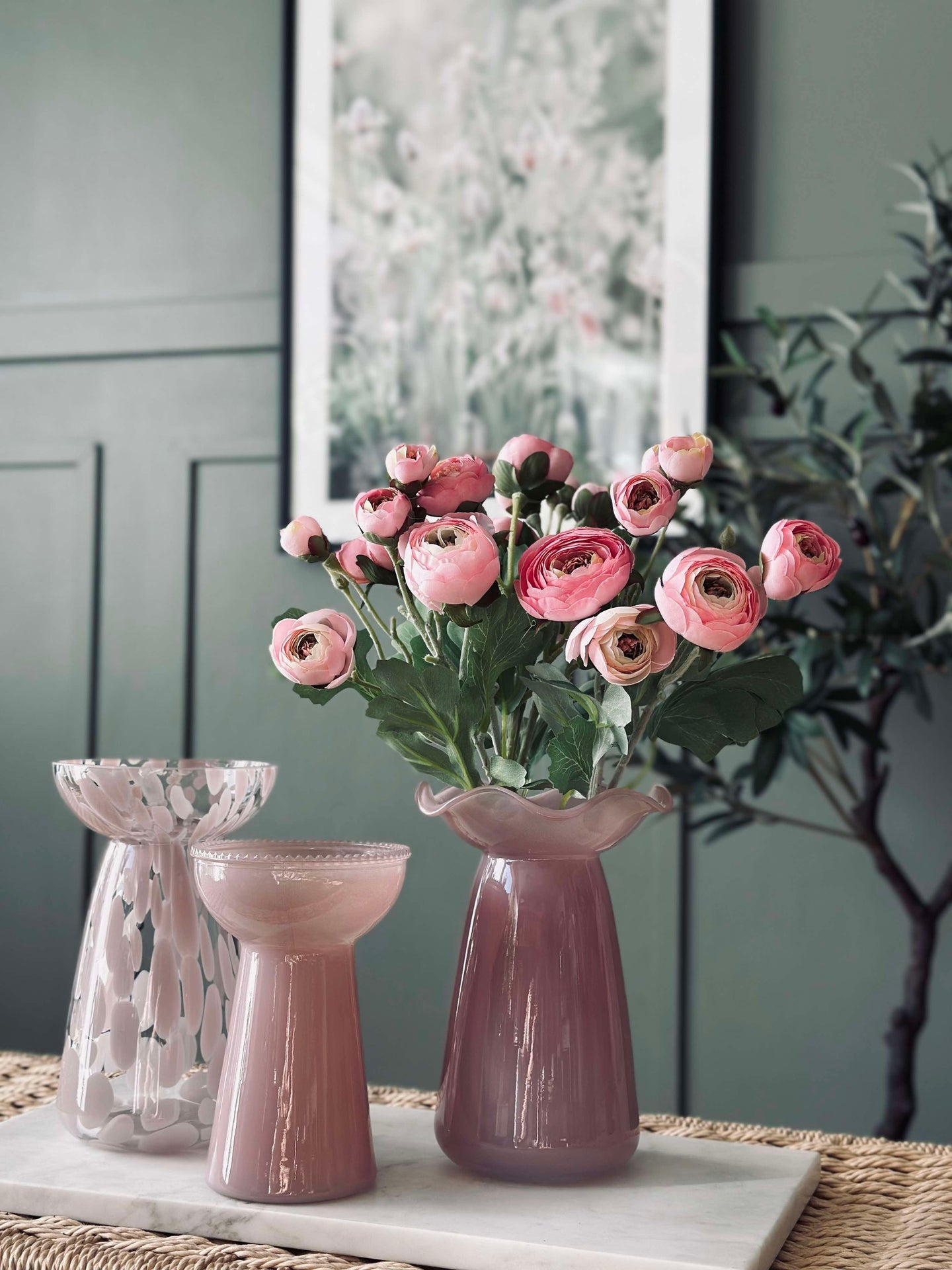 Blomma Ranunkel stjälk