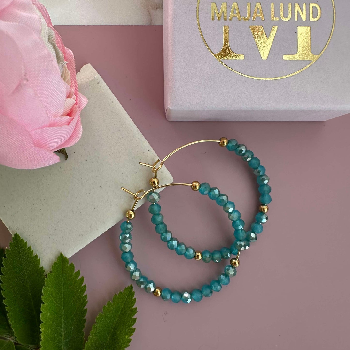 Örhängen Merle – Blå