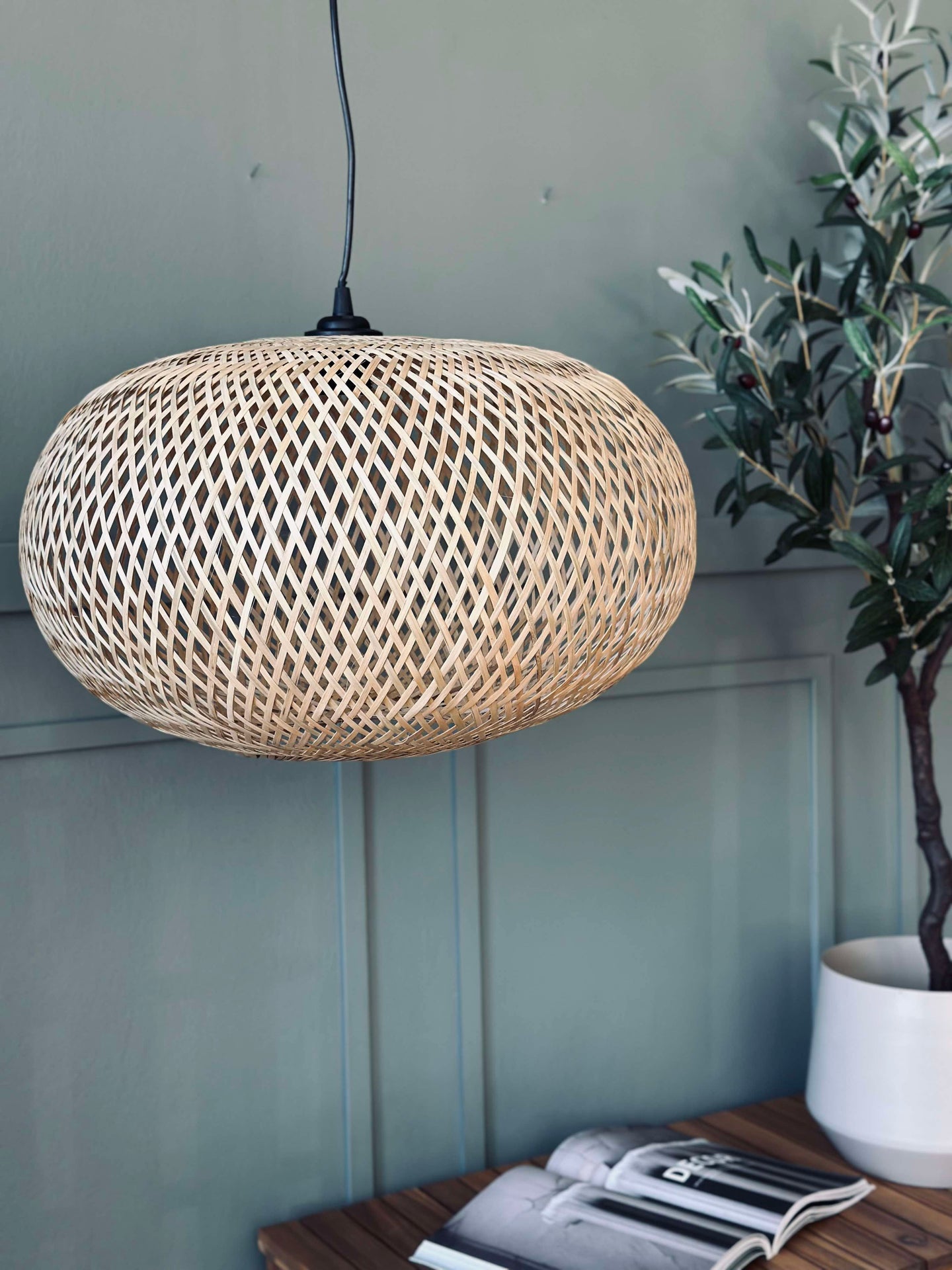 Lampa i bambu - Dia 45