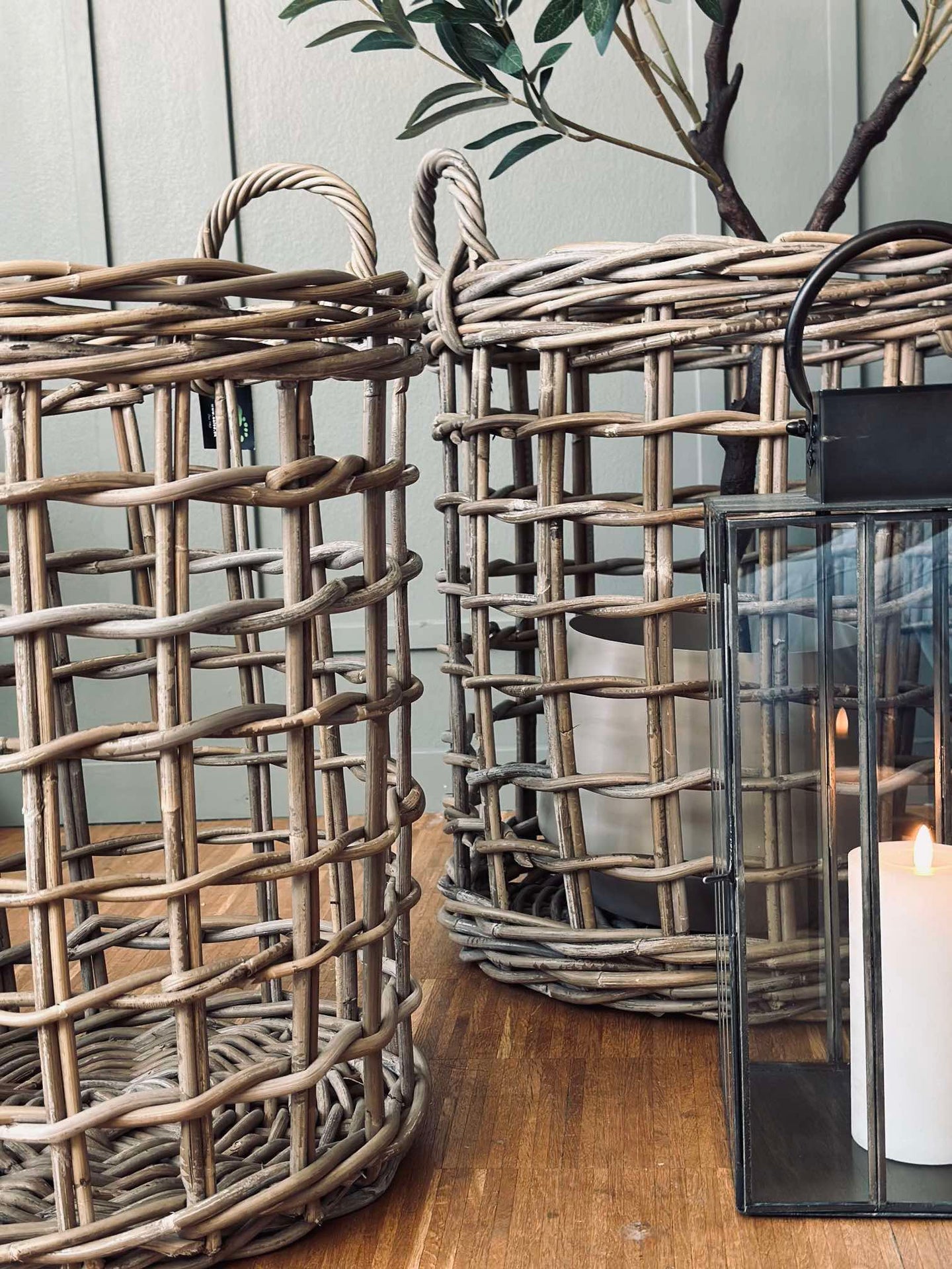 Tvättkorgar - Set med 2 st.