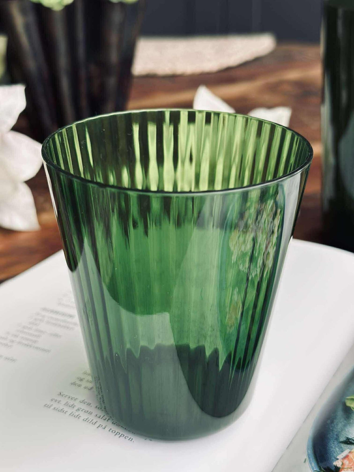 Glas Claire 300 ml. Grön - 2 st.