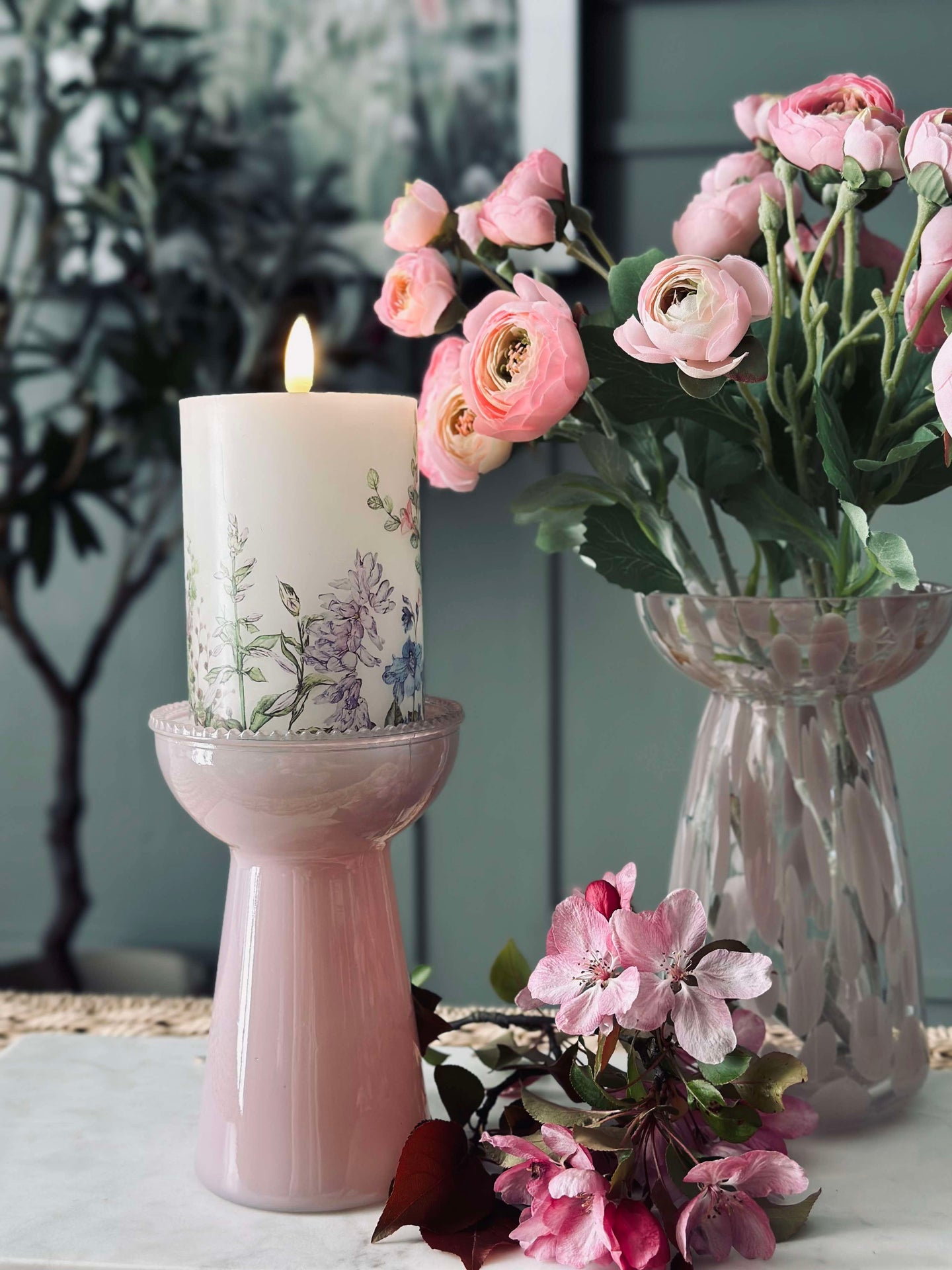 Blomma Ranunkel stjälk