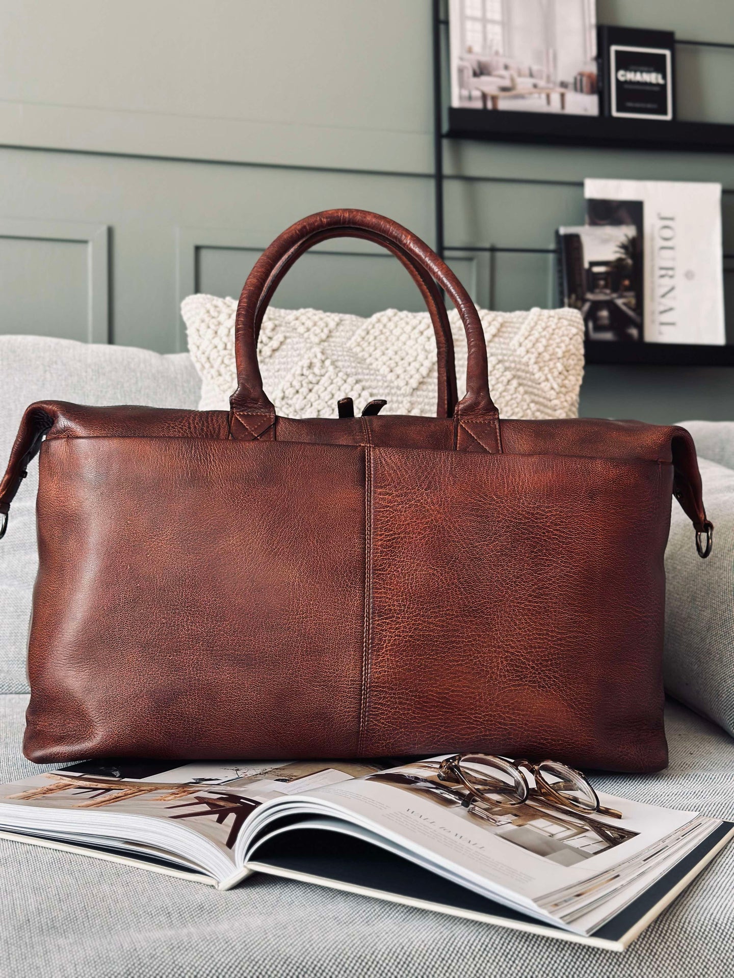 Weekendväska DEXTER Cognac