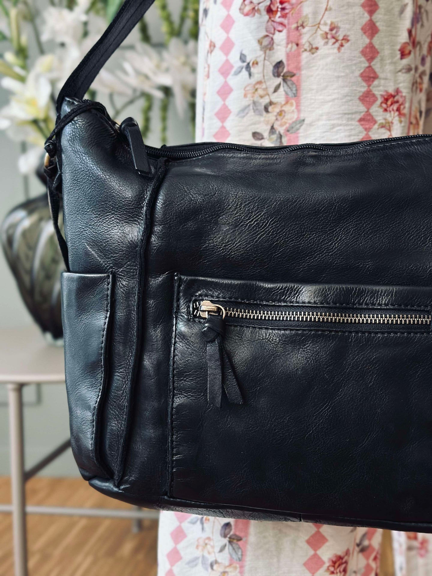 Crossbody Raw Boheme XL – Svart