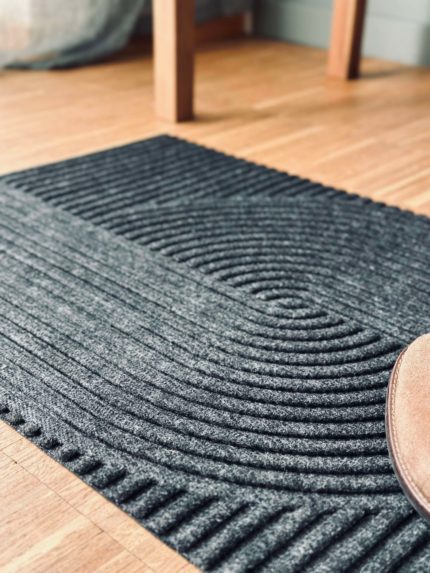 Dörrmatta Grafisk design - Gummi / kol