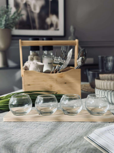 Tapas - 4 skålar och fat