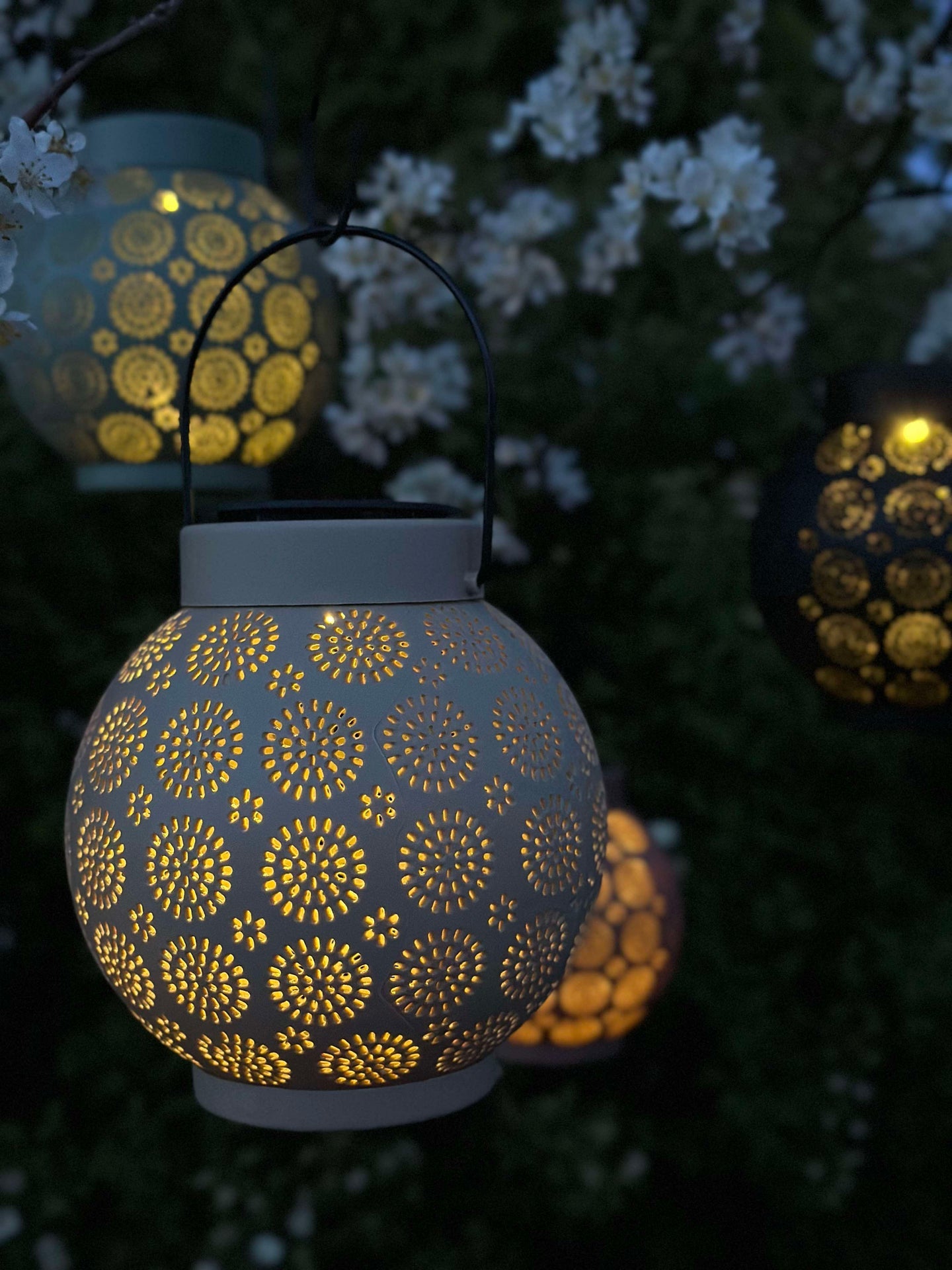 Lykta med Upphängning FIONA - Beige