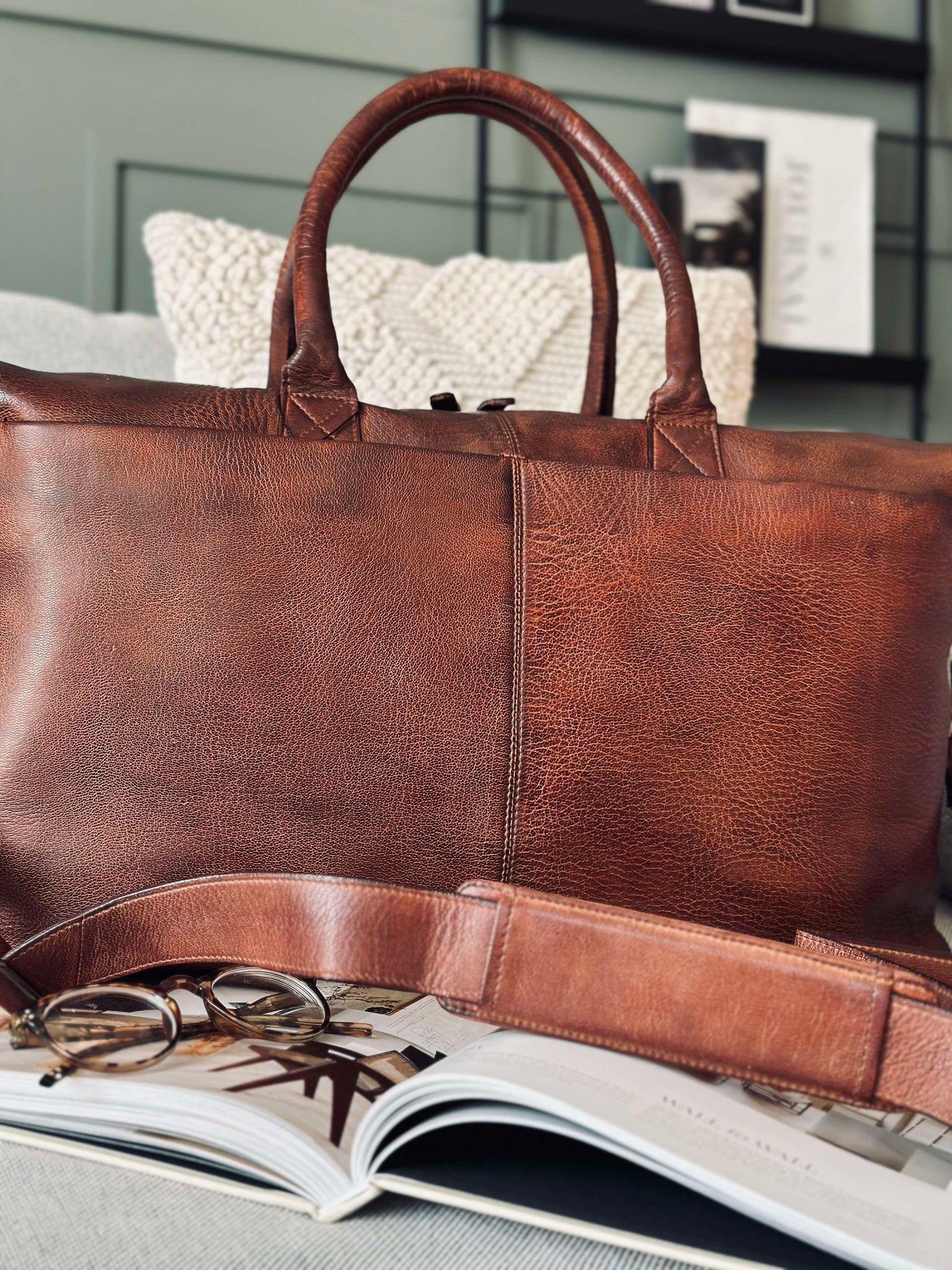 Weekendväska DEXTER Cognac