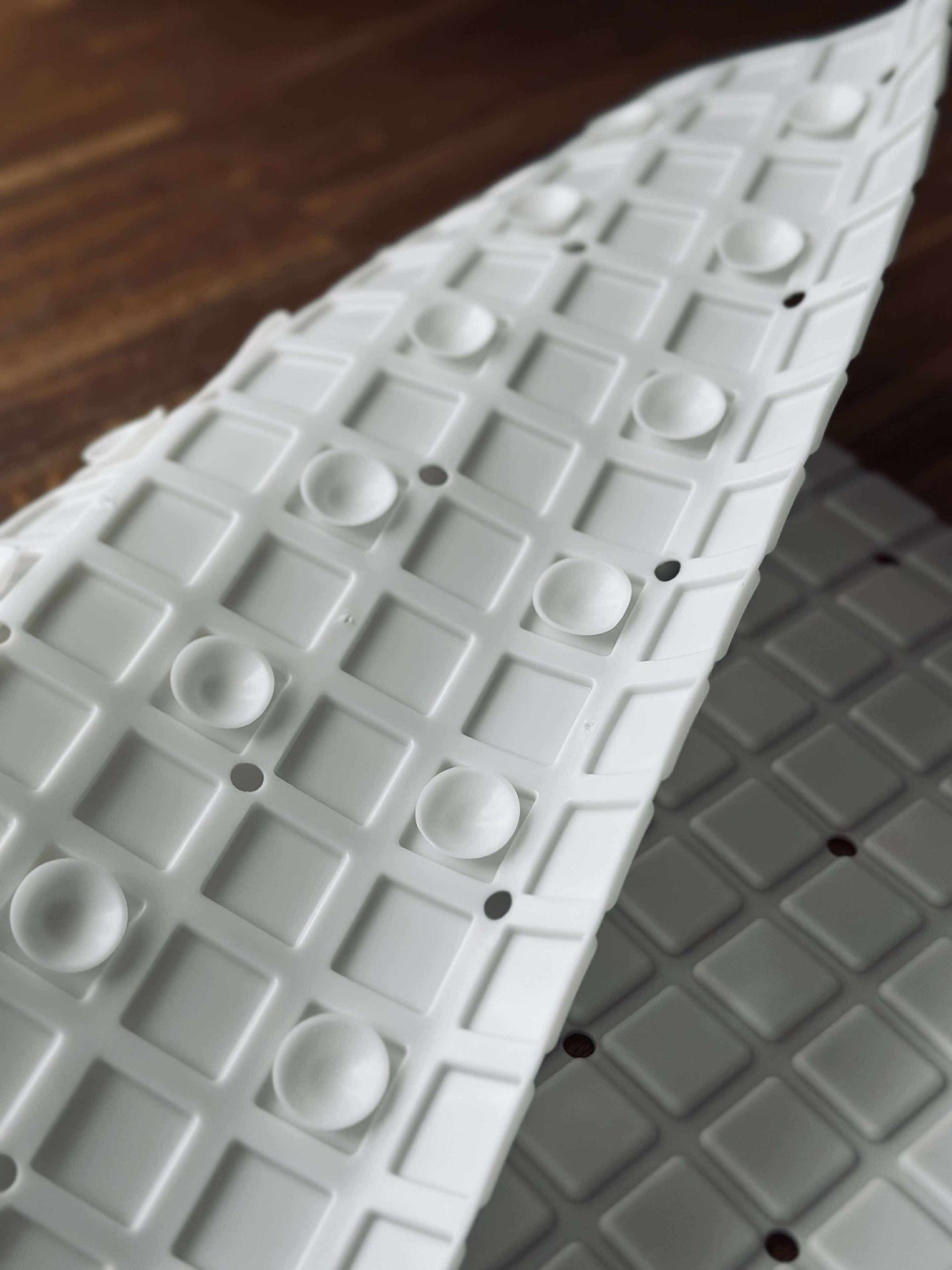 Halkfri badrumsmatta 69x39 - Vit