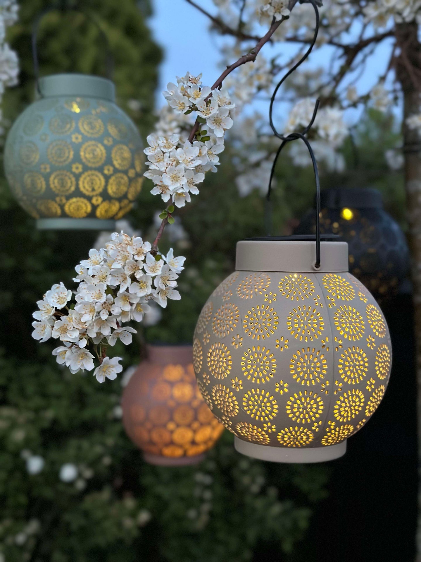 Lykta med Upphängning FIONA - Beige