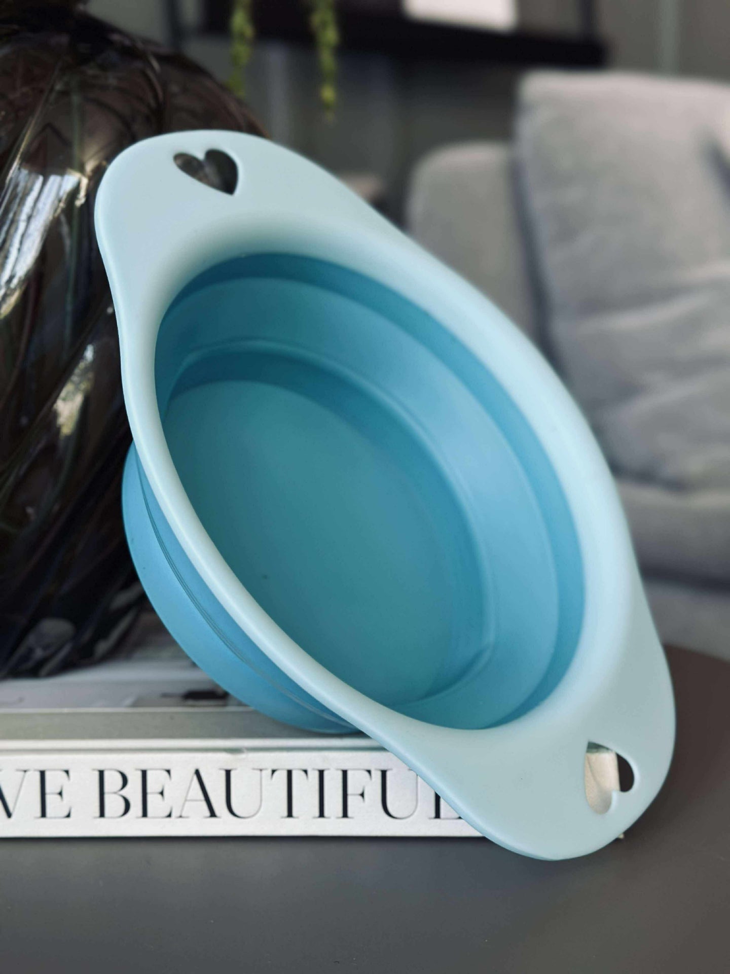 Hopfällbar Hundskål - Färgblandning