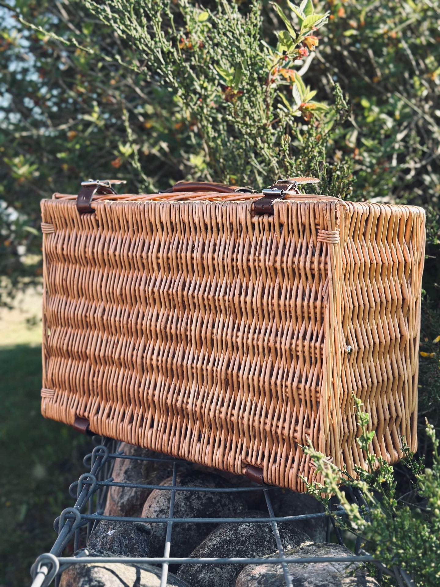 Picknickkorg med innehåll för 4 personer - DELUXE