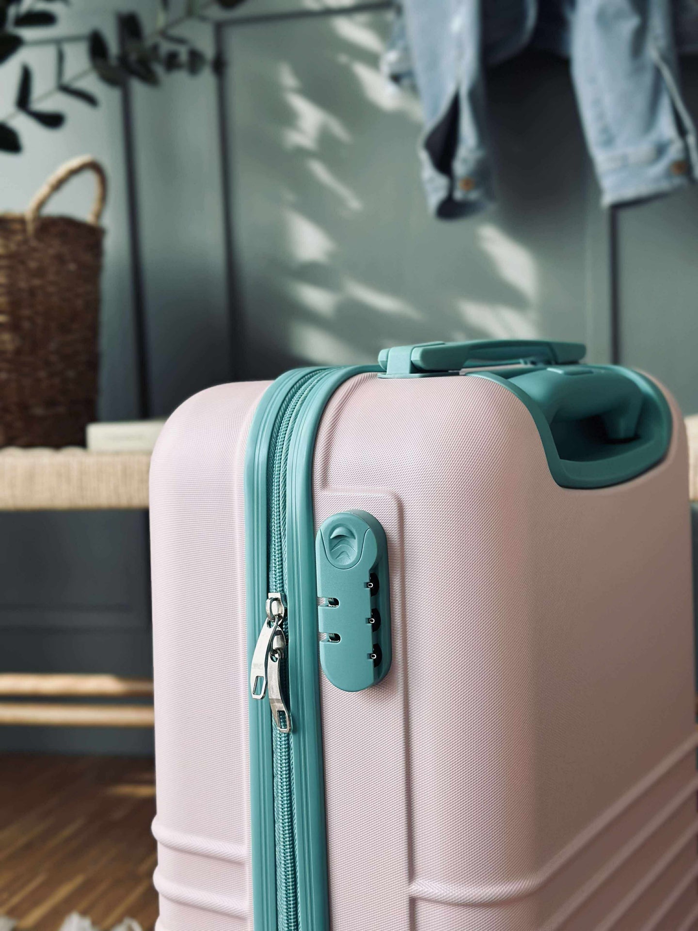 Trolley-koffert - ROSE / MINT