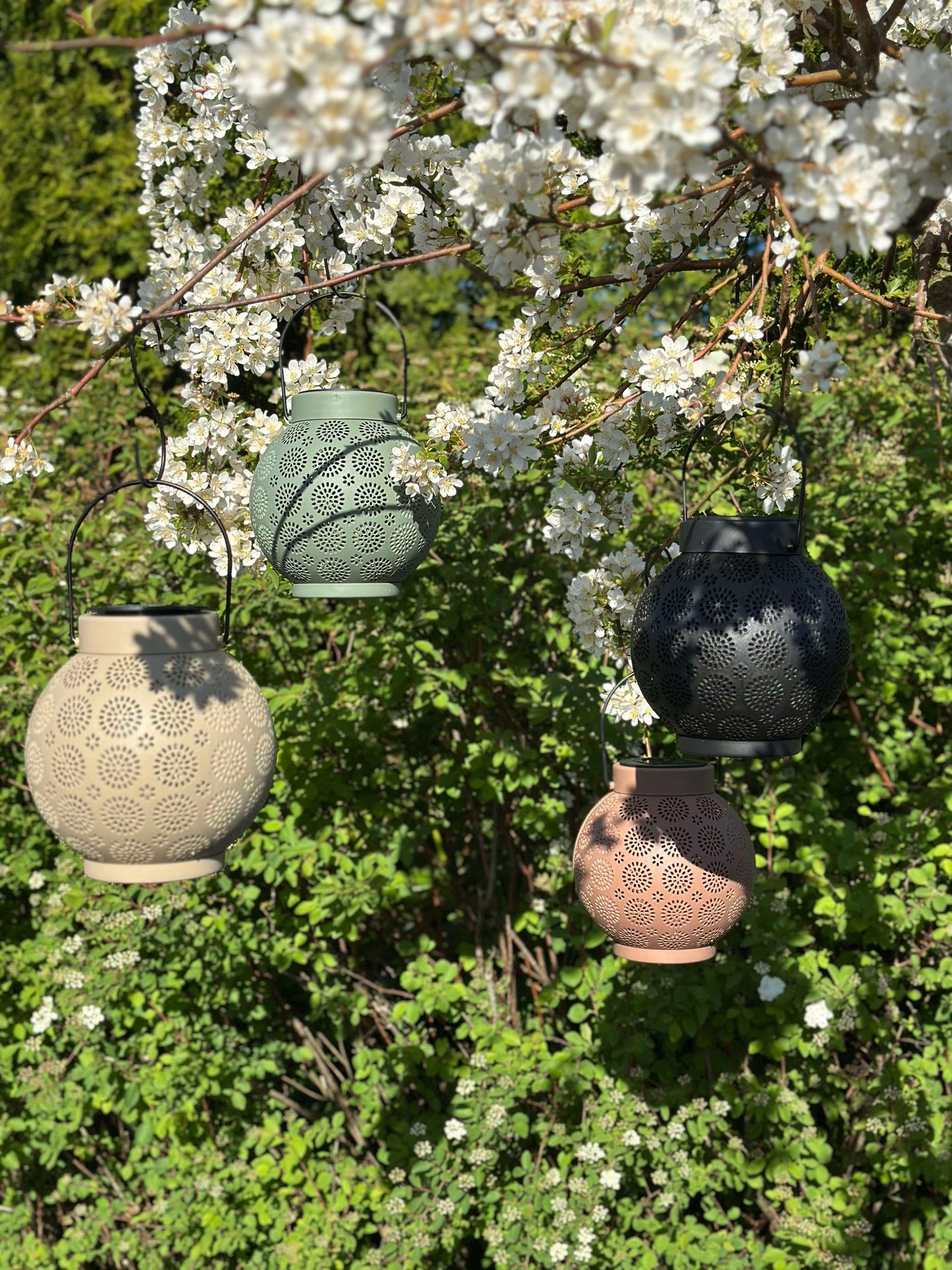 Lykta med Upphängning FIONA - Beige