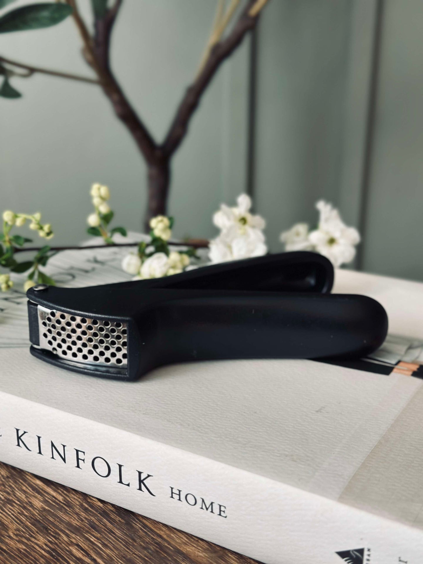 Vitlökspress - Svart