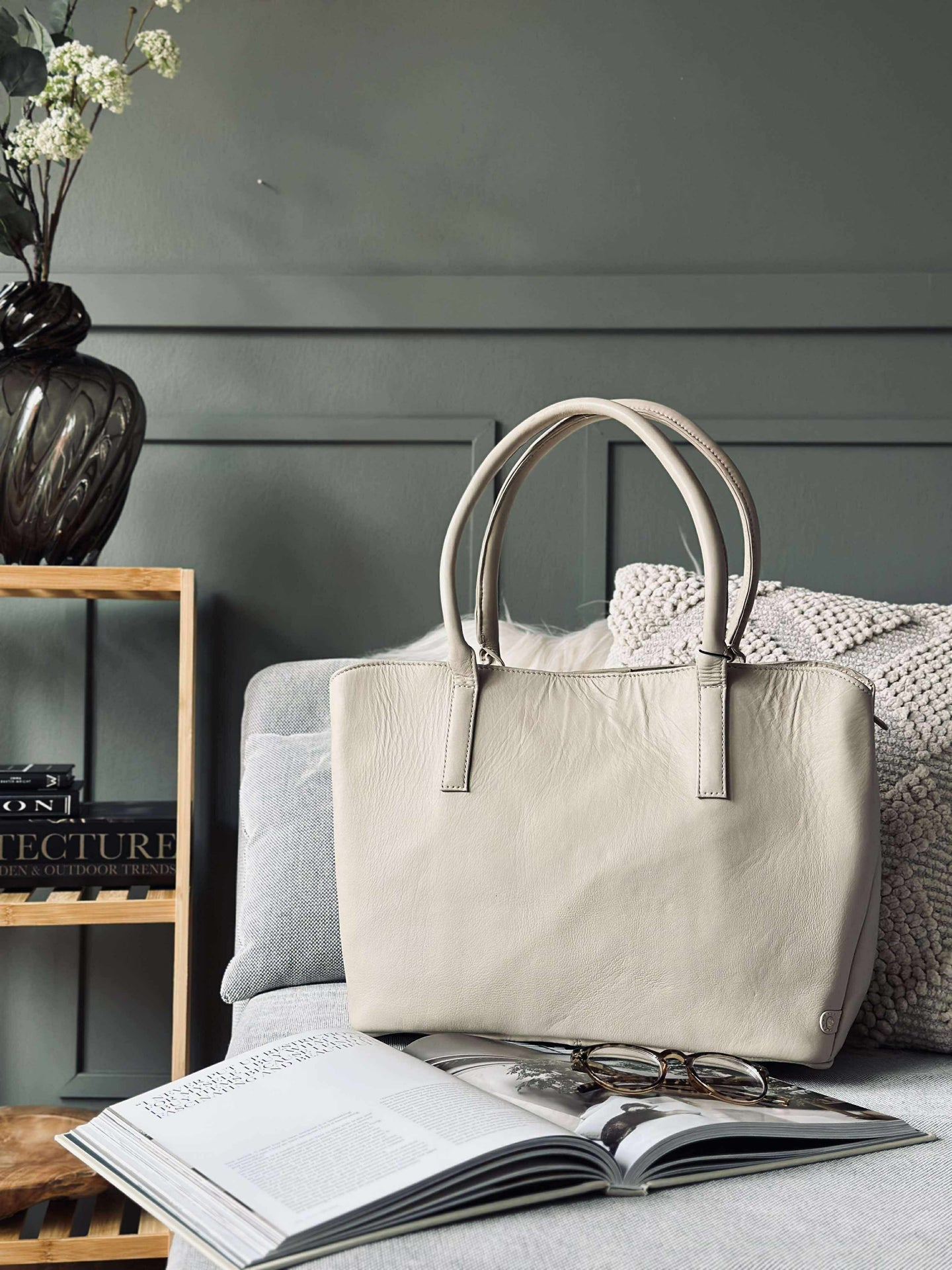 Arbetspåse / shopper – Mjuk sand