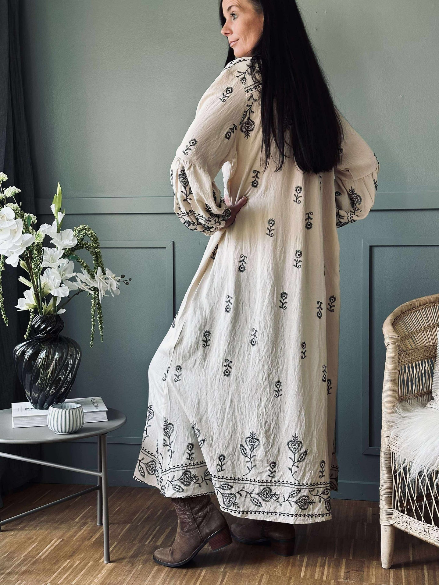 Klänning Embroidery boheme