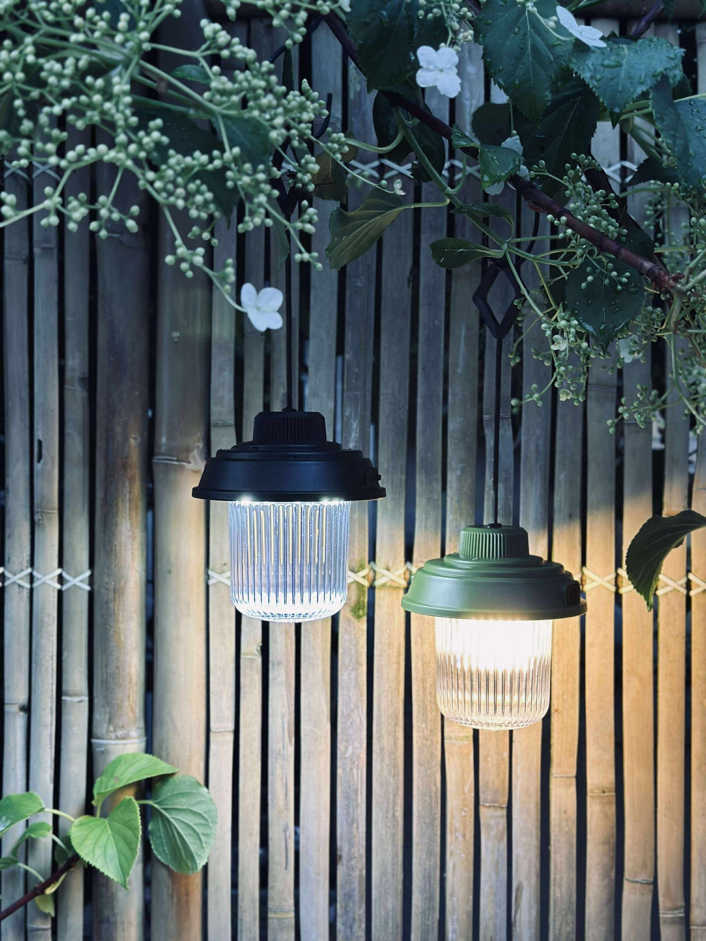 Campinglampa med sladd - Color mix