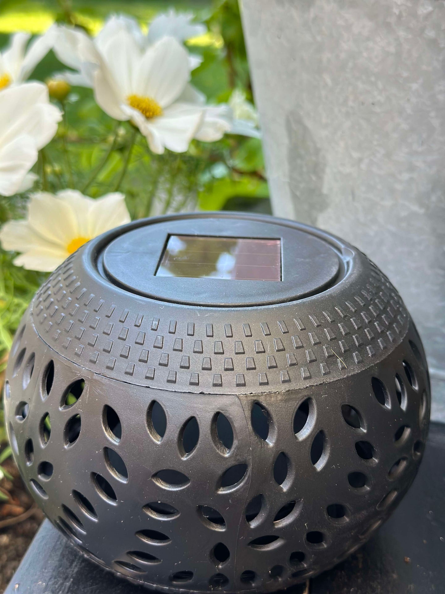 Solcellslykta FIONA - Svart