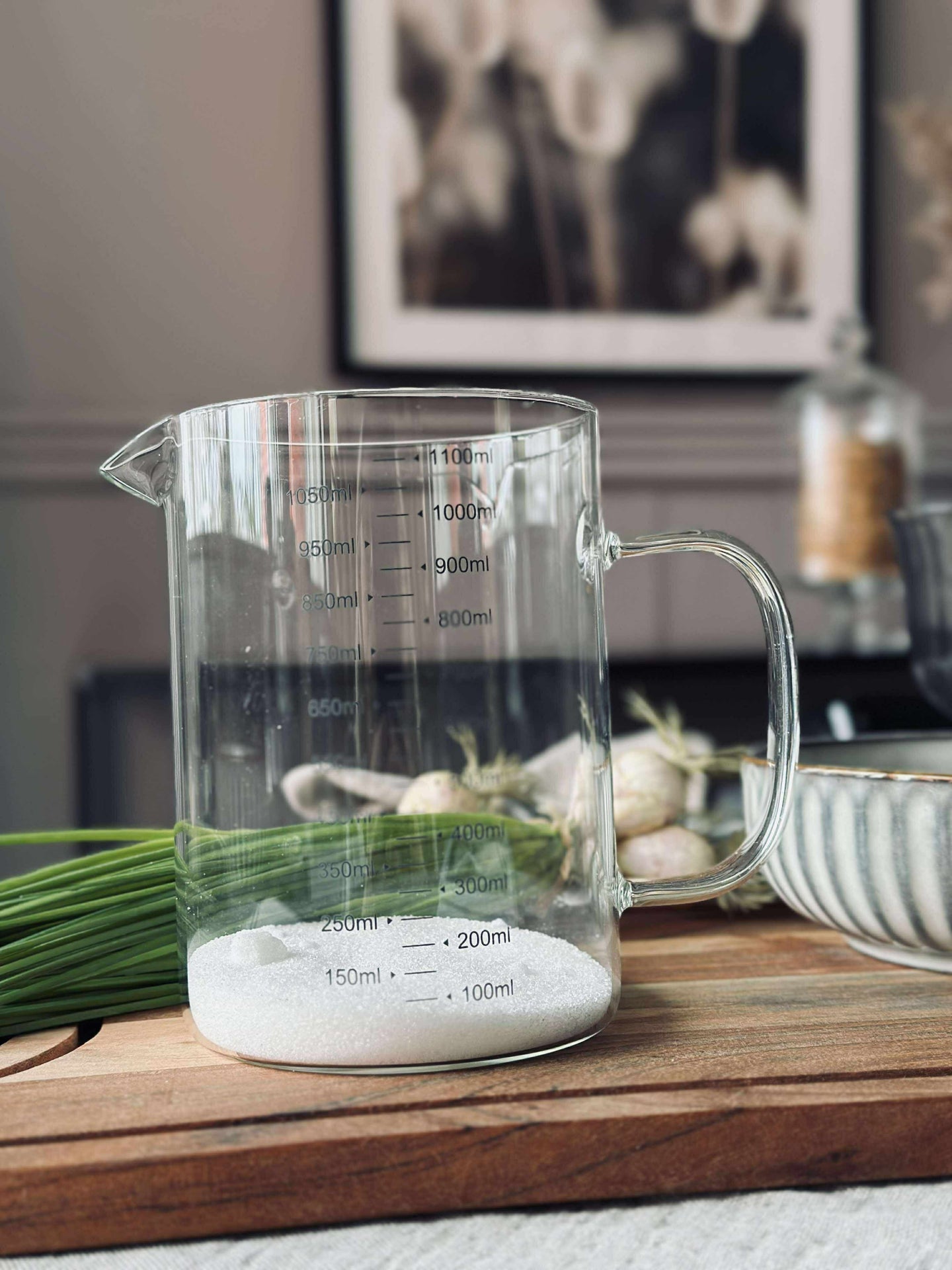 Måttkanna i glas - 1000 ml.