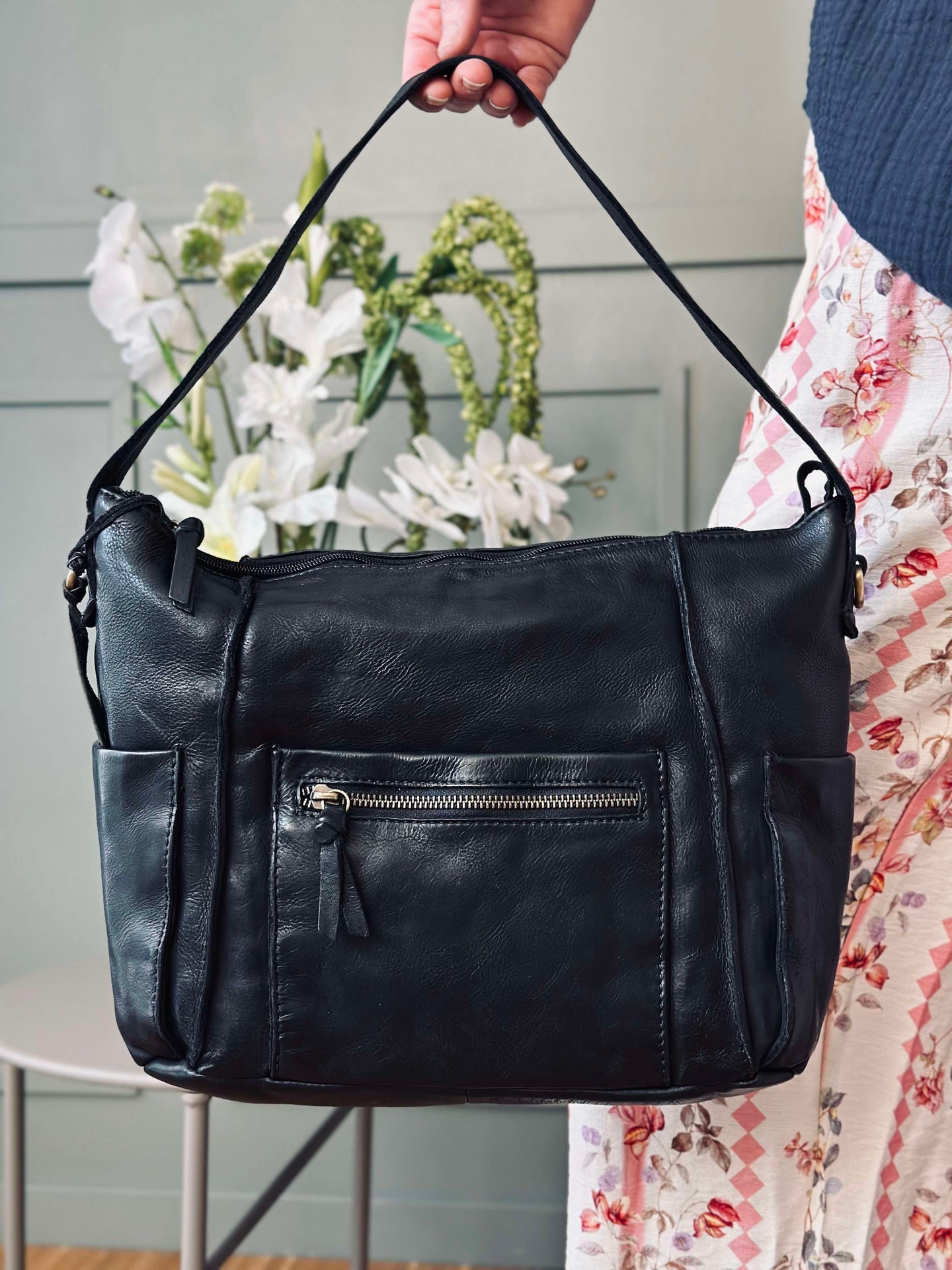 Crossbody Raw Boheme XL – Svart