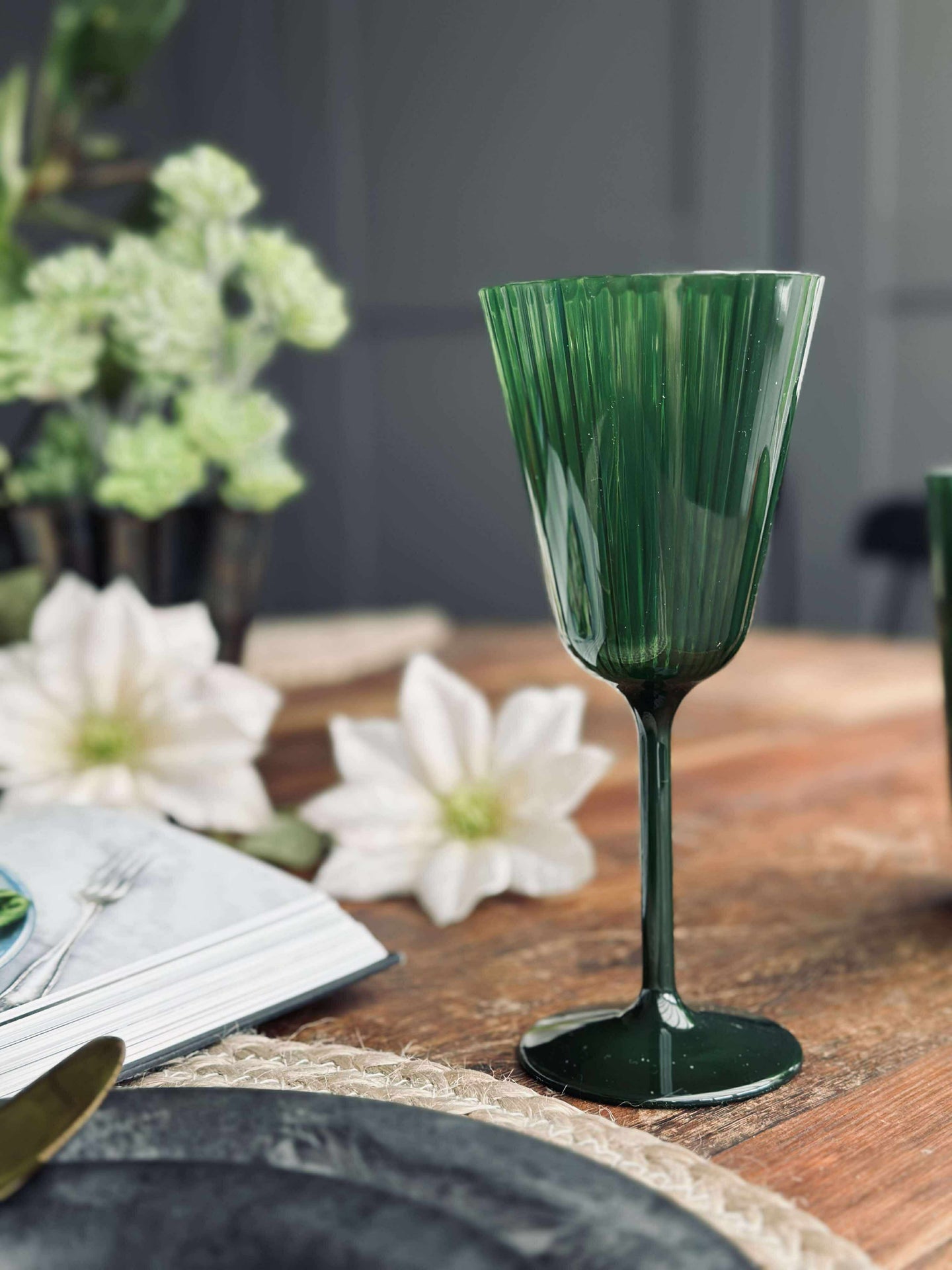 Vinglas Claire 200 ml. Grön - 2 st.