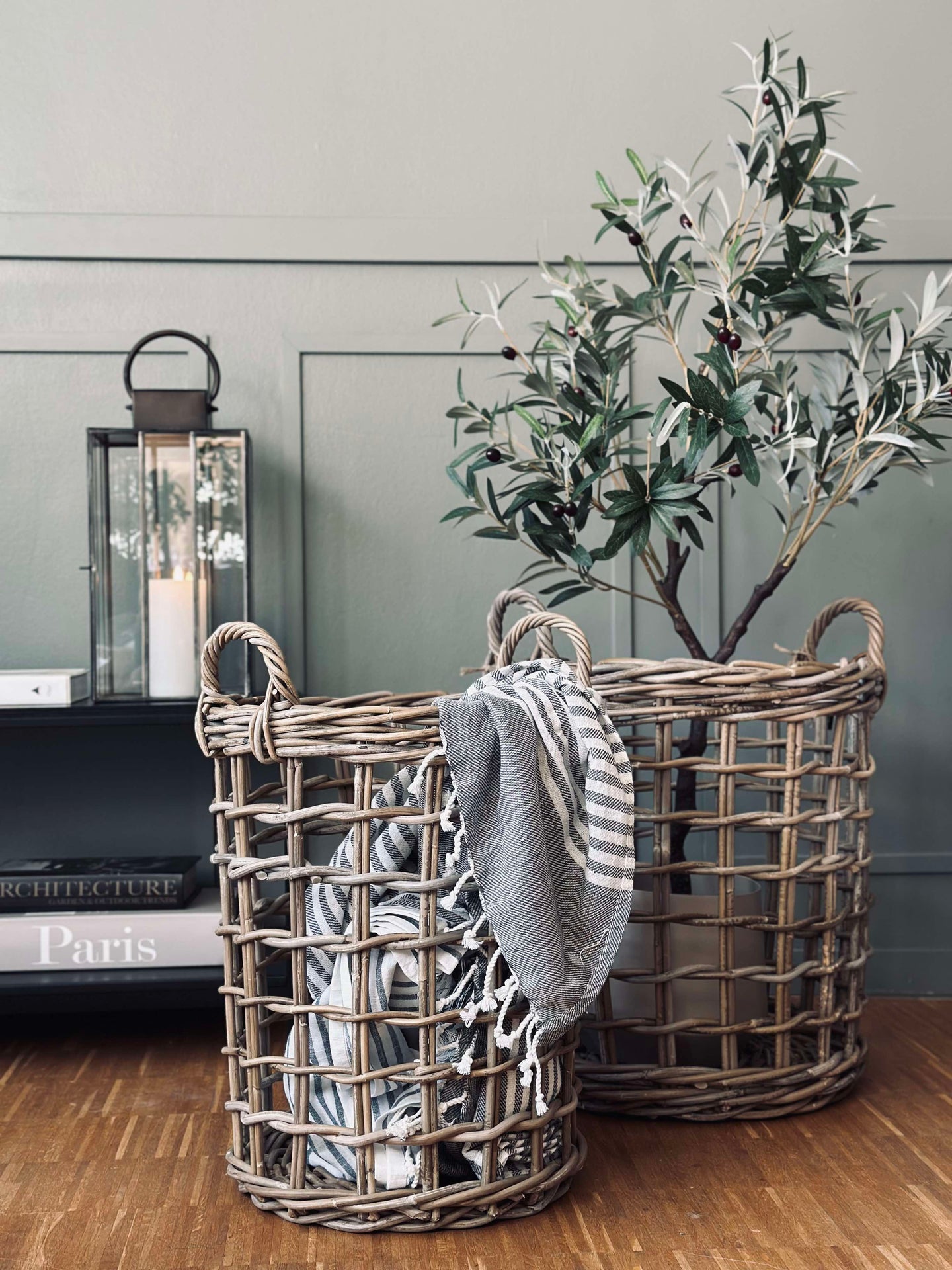 Tvättkorgar - Set med 2 st.