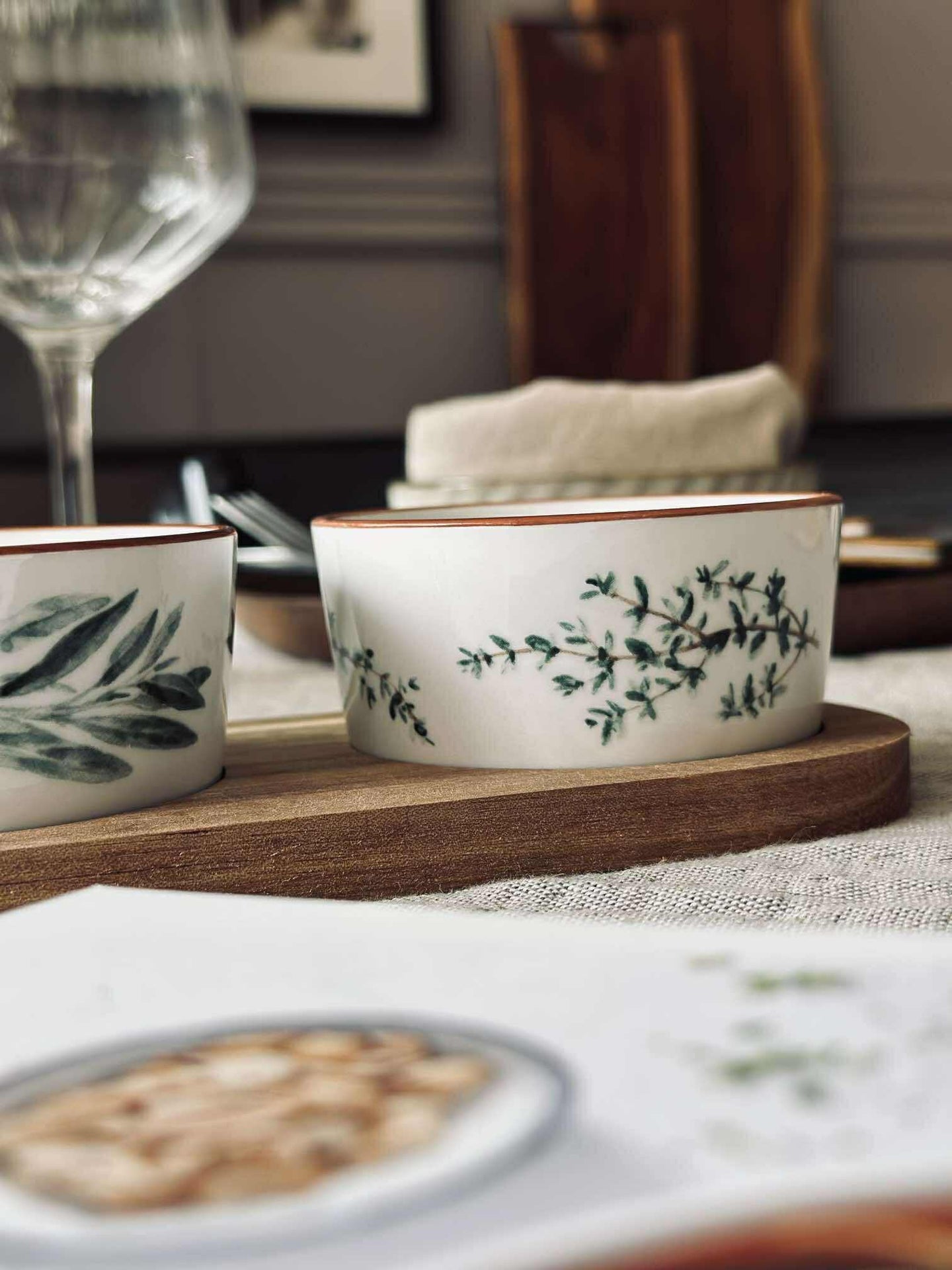 Tapas - 3 skålar och fat