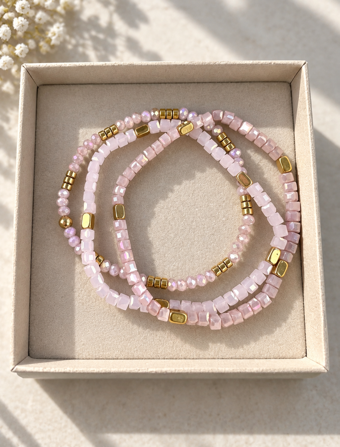 Armband Merle – Lavendel mix 1 st.