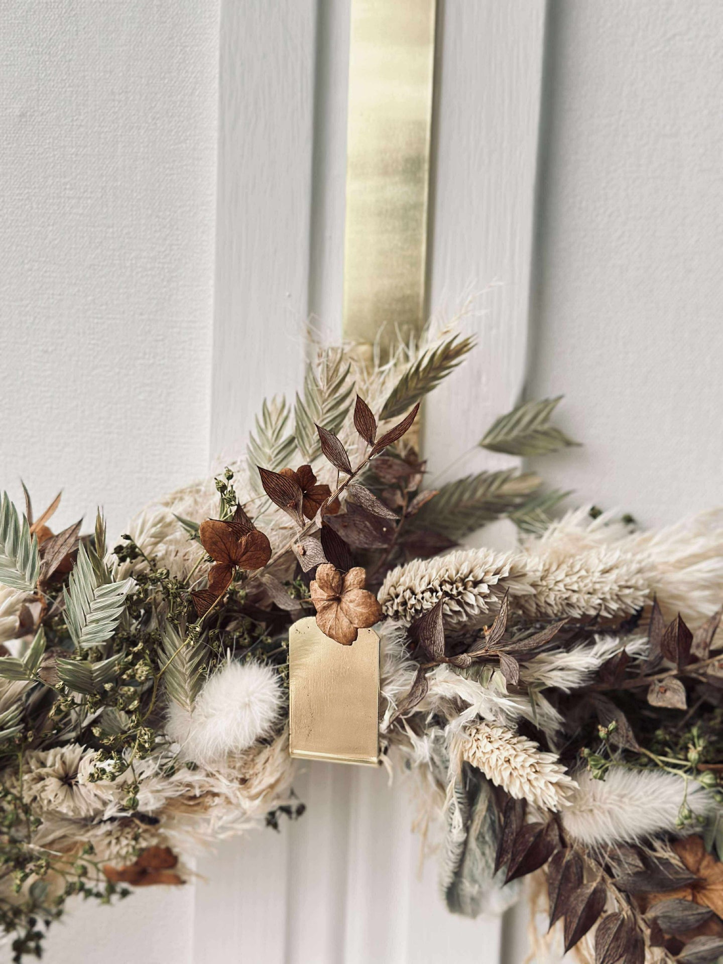 Upphängning för dörrkrans - Guld