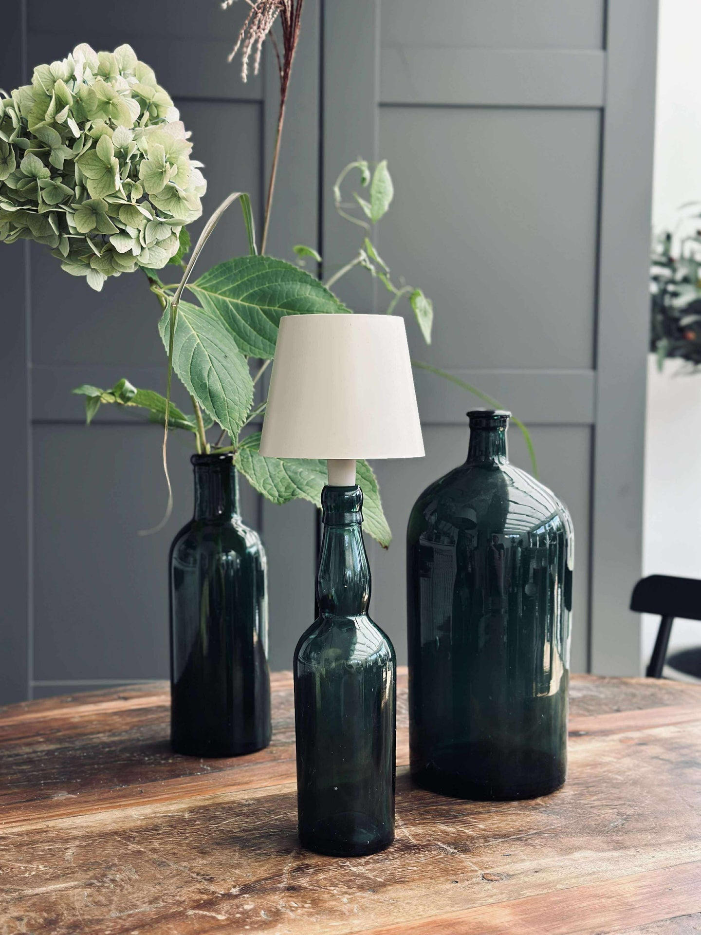 LED-lampa för vinflaska - Creme MIX