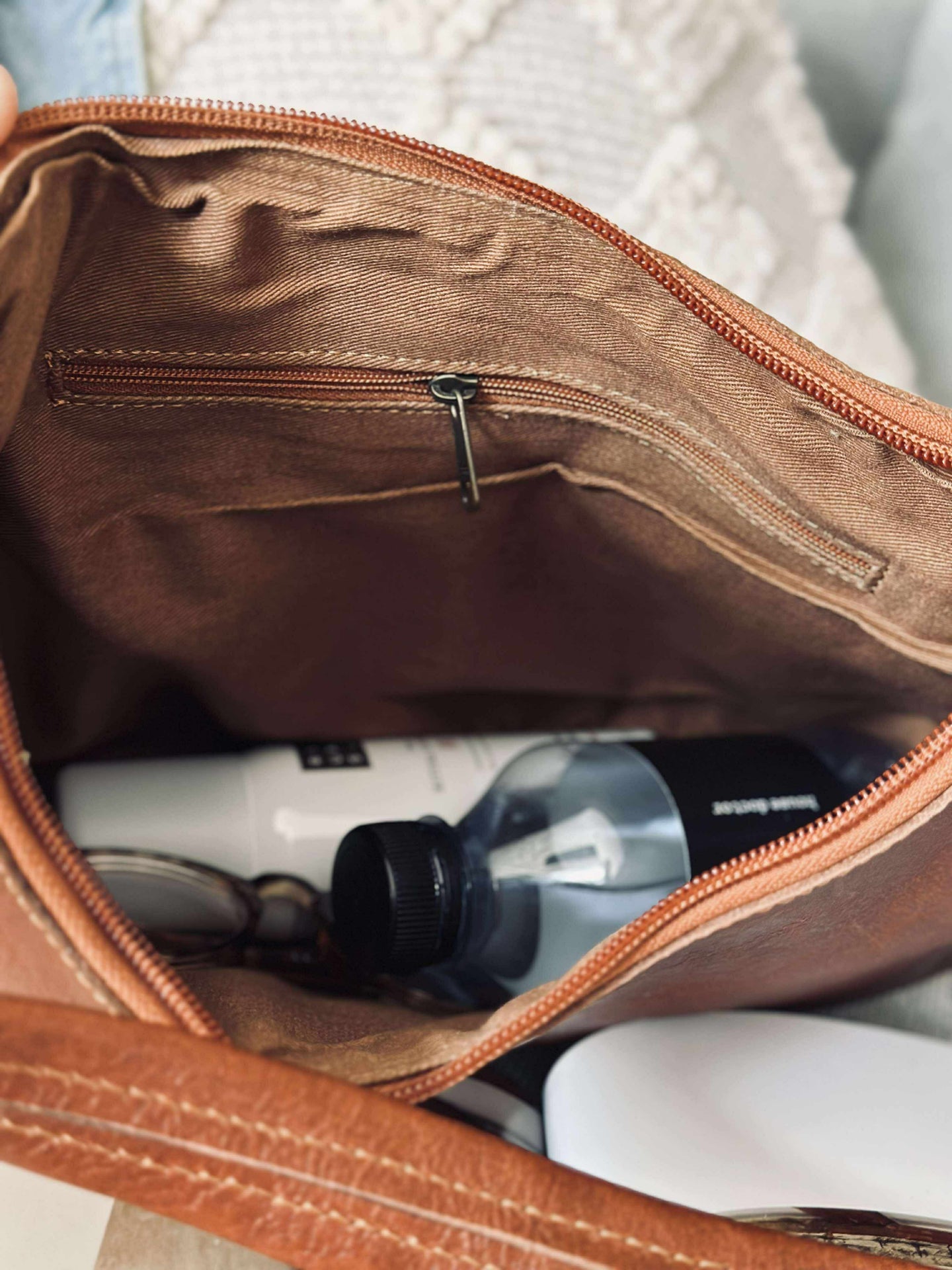 Axelväska Alicia - Cognac