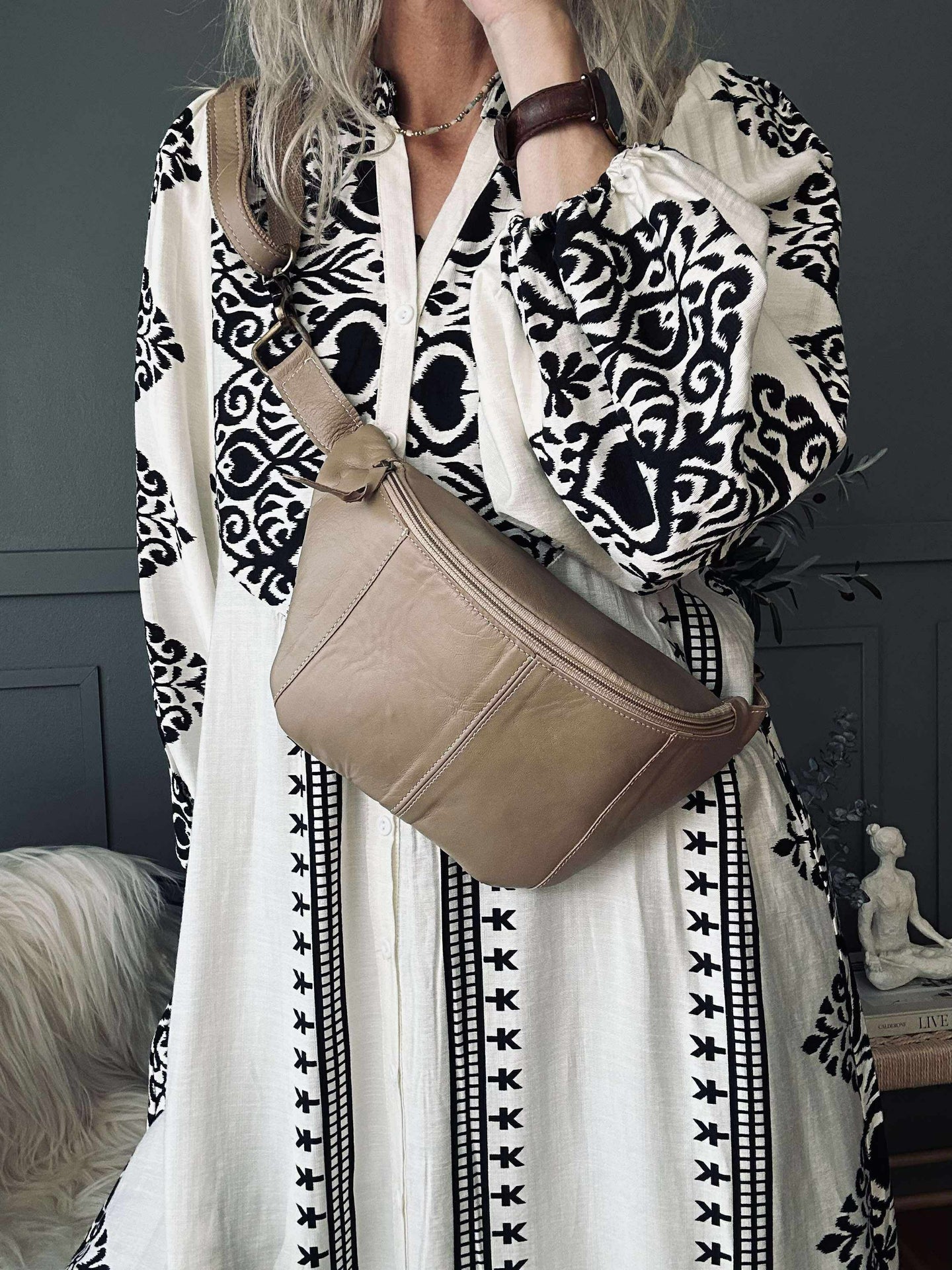 Midjeväska Anna - Beige