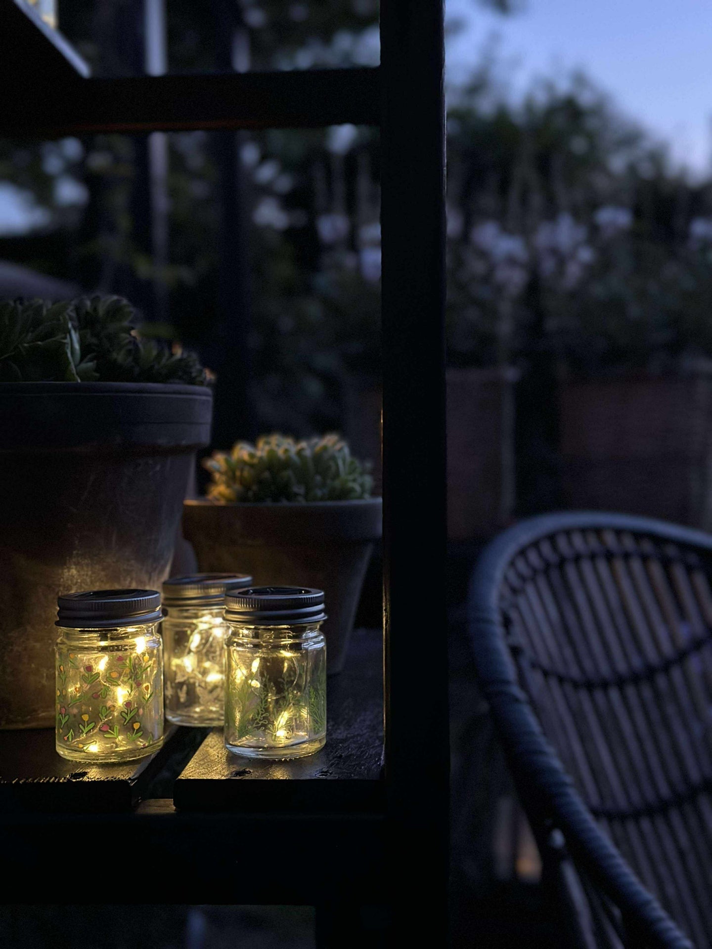 Mini Lykta med solceller - MIX