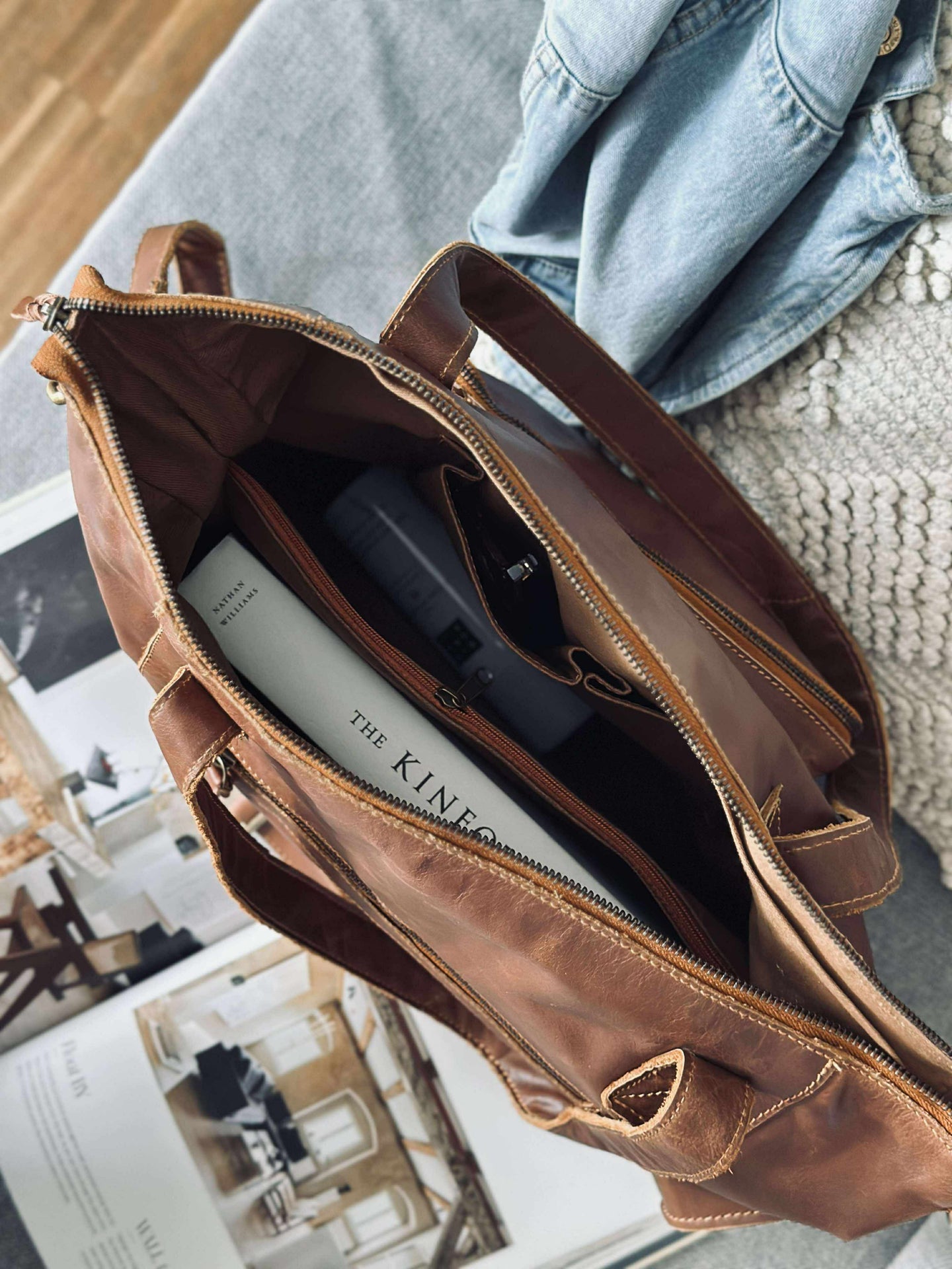 Shopper Sasja - Cognac