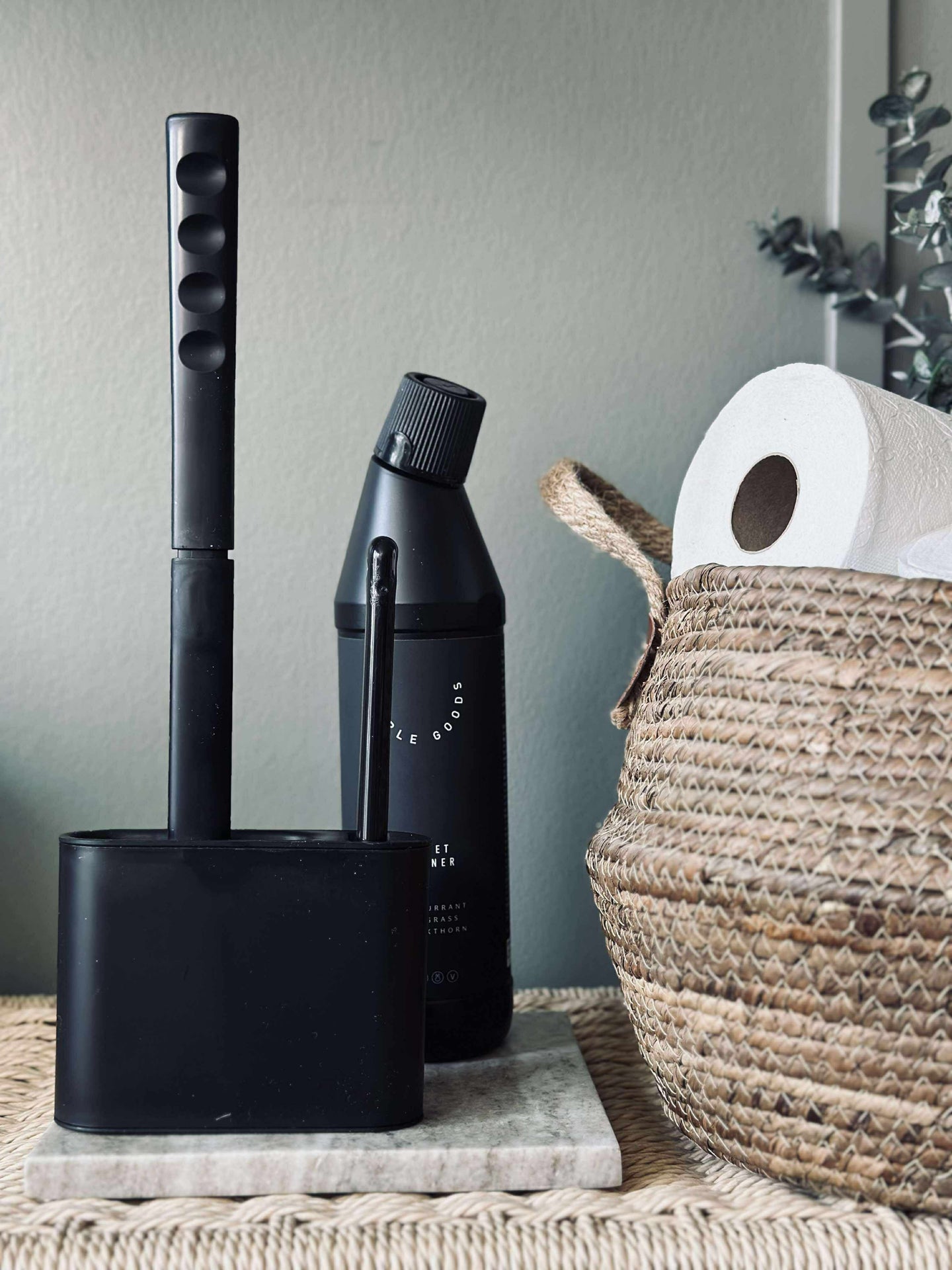 Toalettbörste Silikonset med 2 borstar