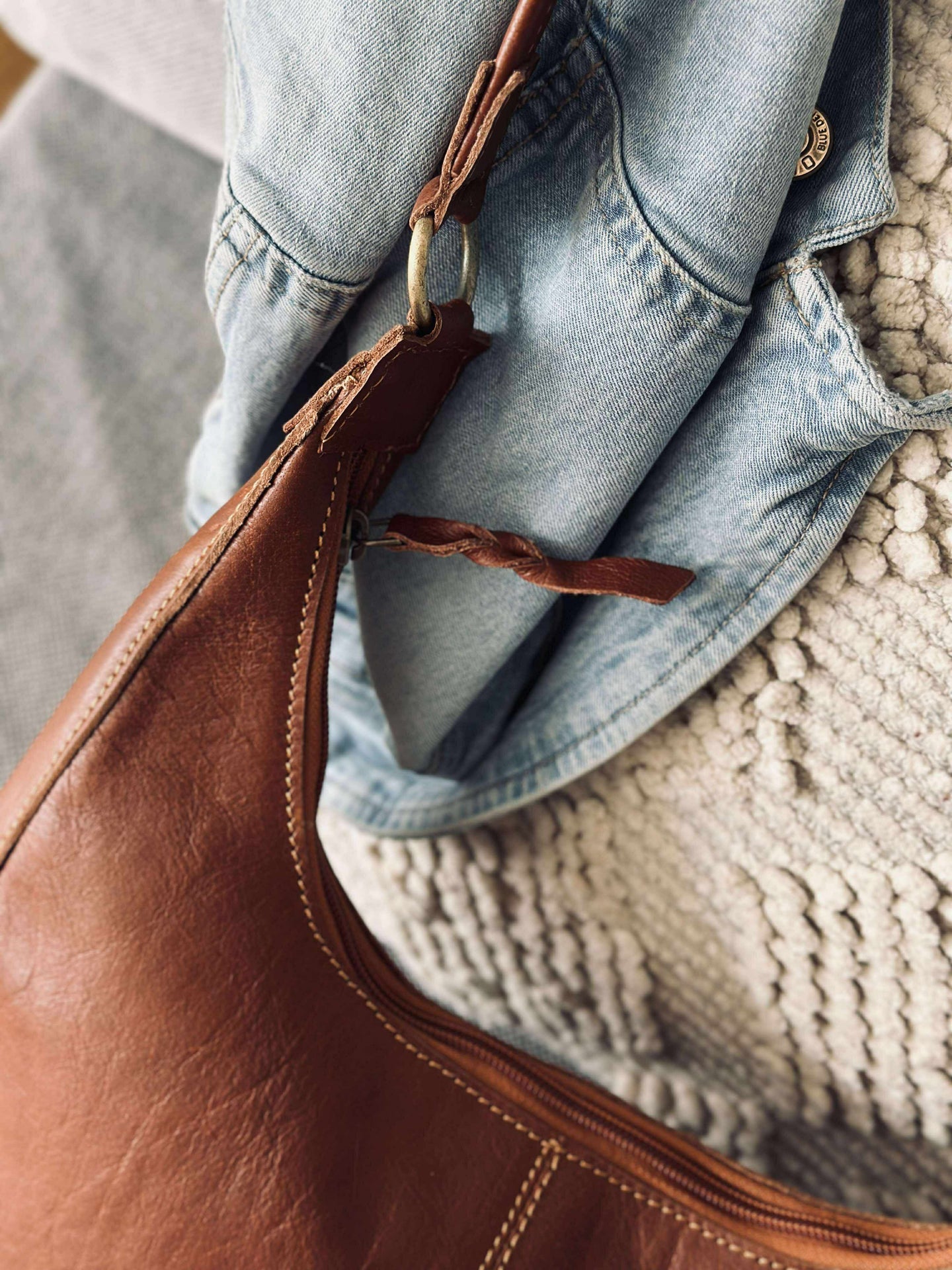 Axelväska Alicia - Cognac