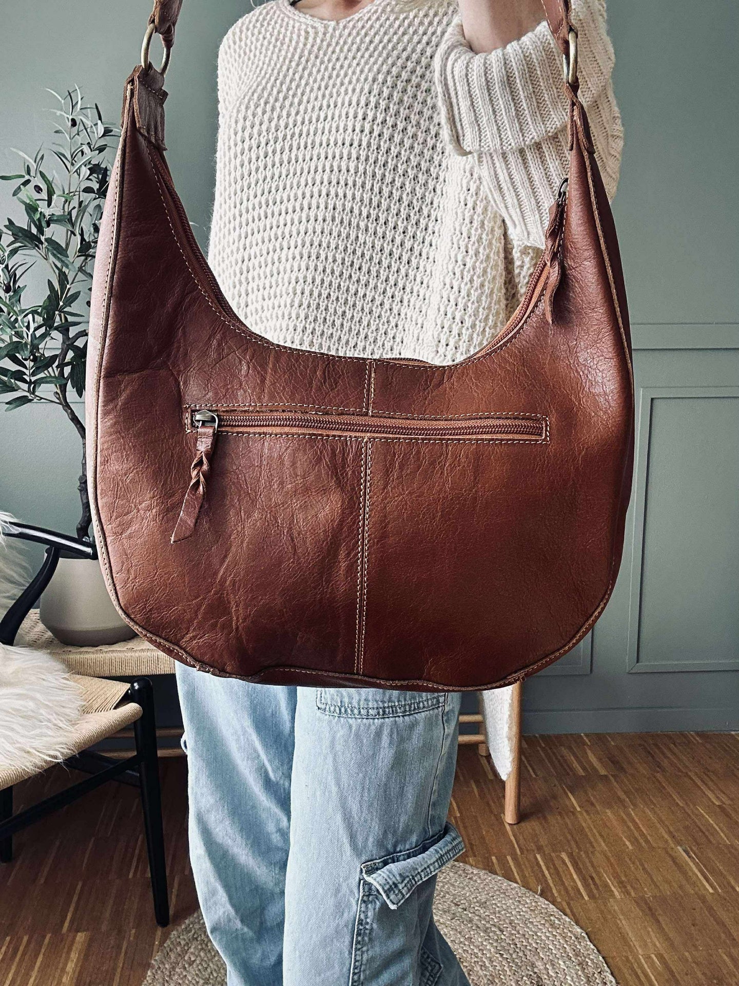 Axelväska Alicia - Cognac