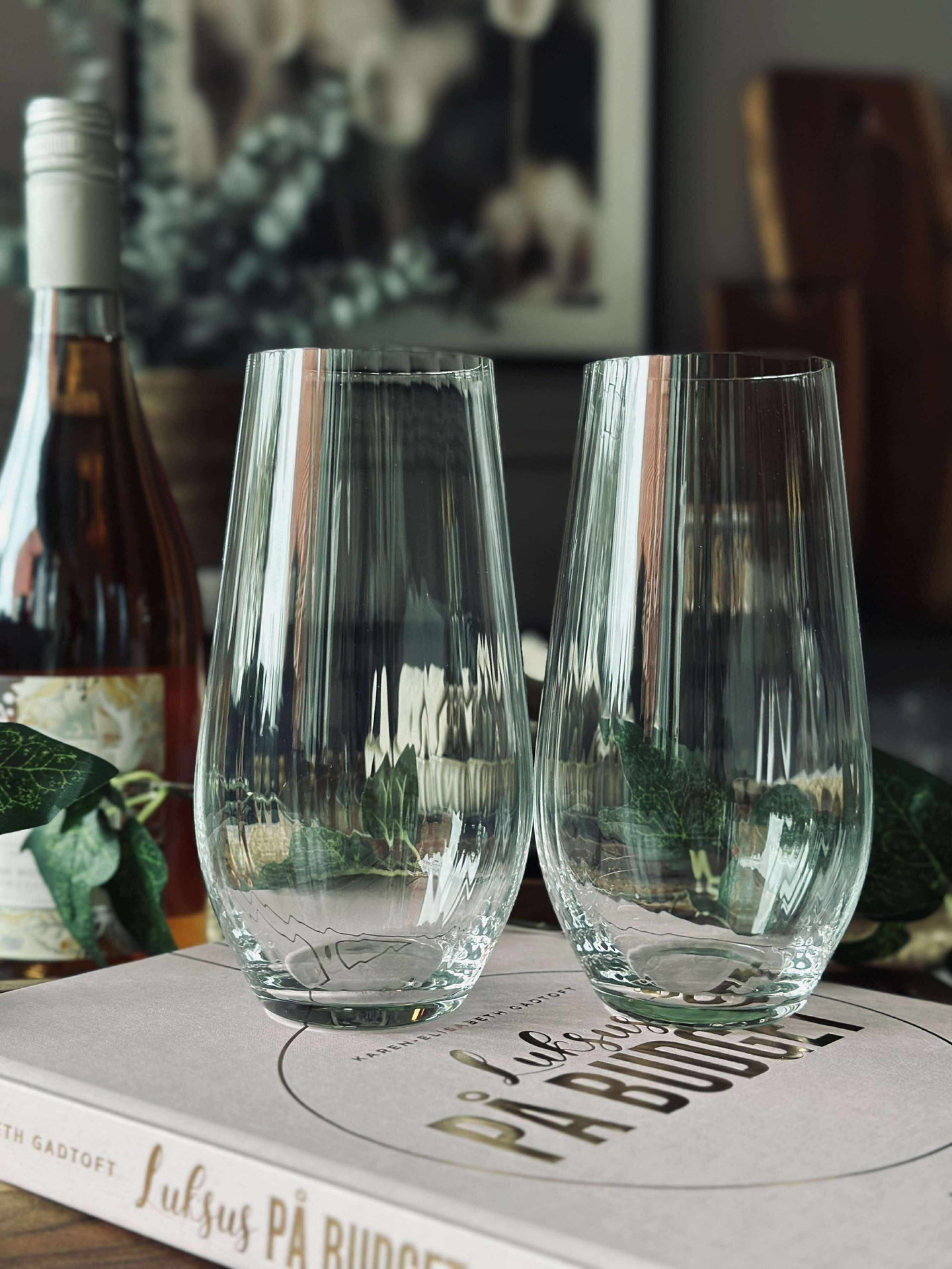 Vattenglas Hög CRYSTAL - Set med 2 st.