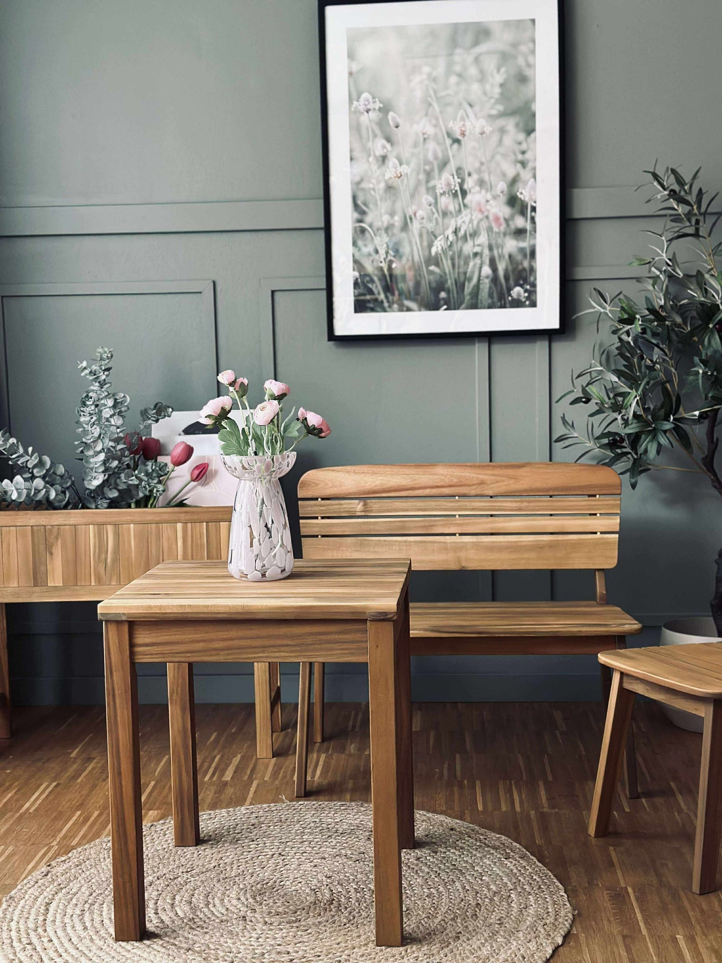 Pall - akacia för inomhus / utomhus