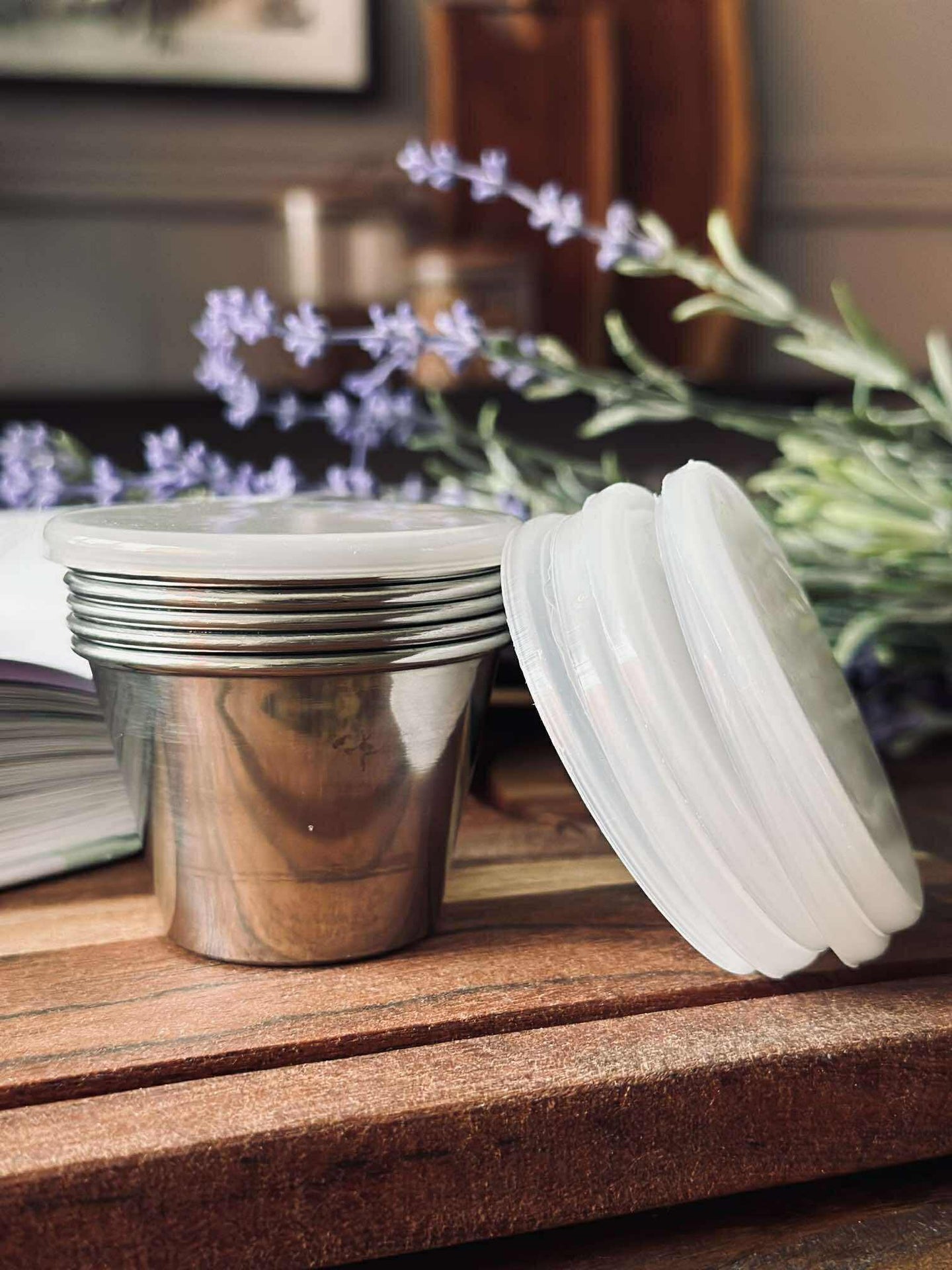 Skålar med lock - 6 st. för Matförvaring