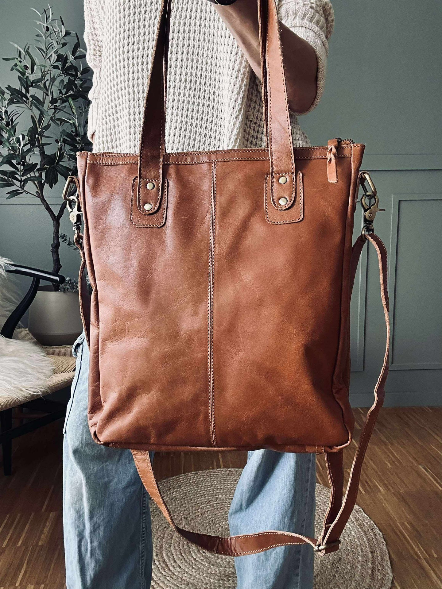 Shopper Amalie - Cognac