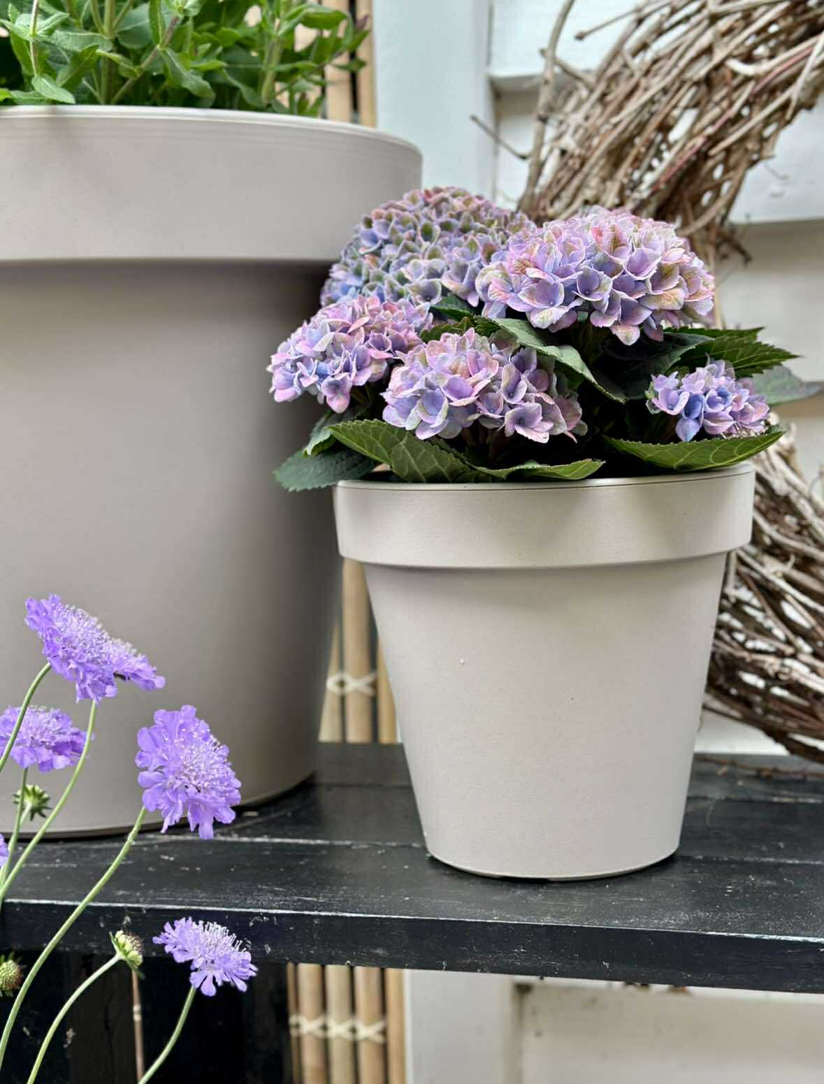 Kruka dia 20cm - Återvunnen Beige