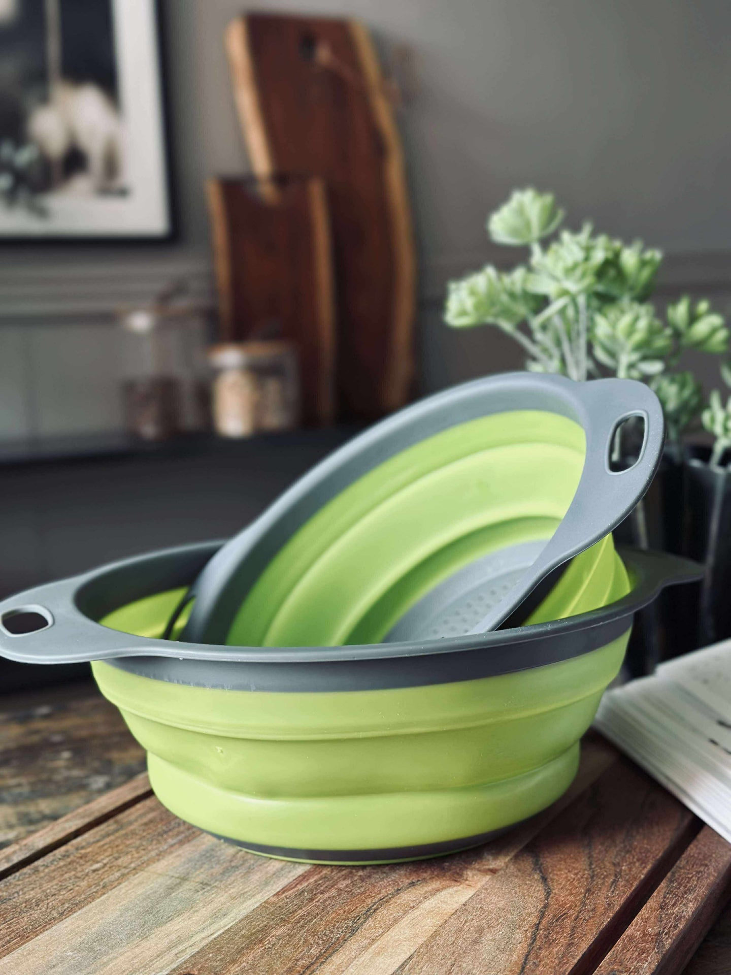 Hopfällbar sil - Set med 2 st.