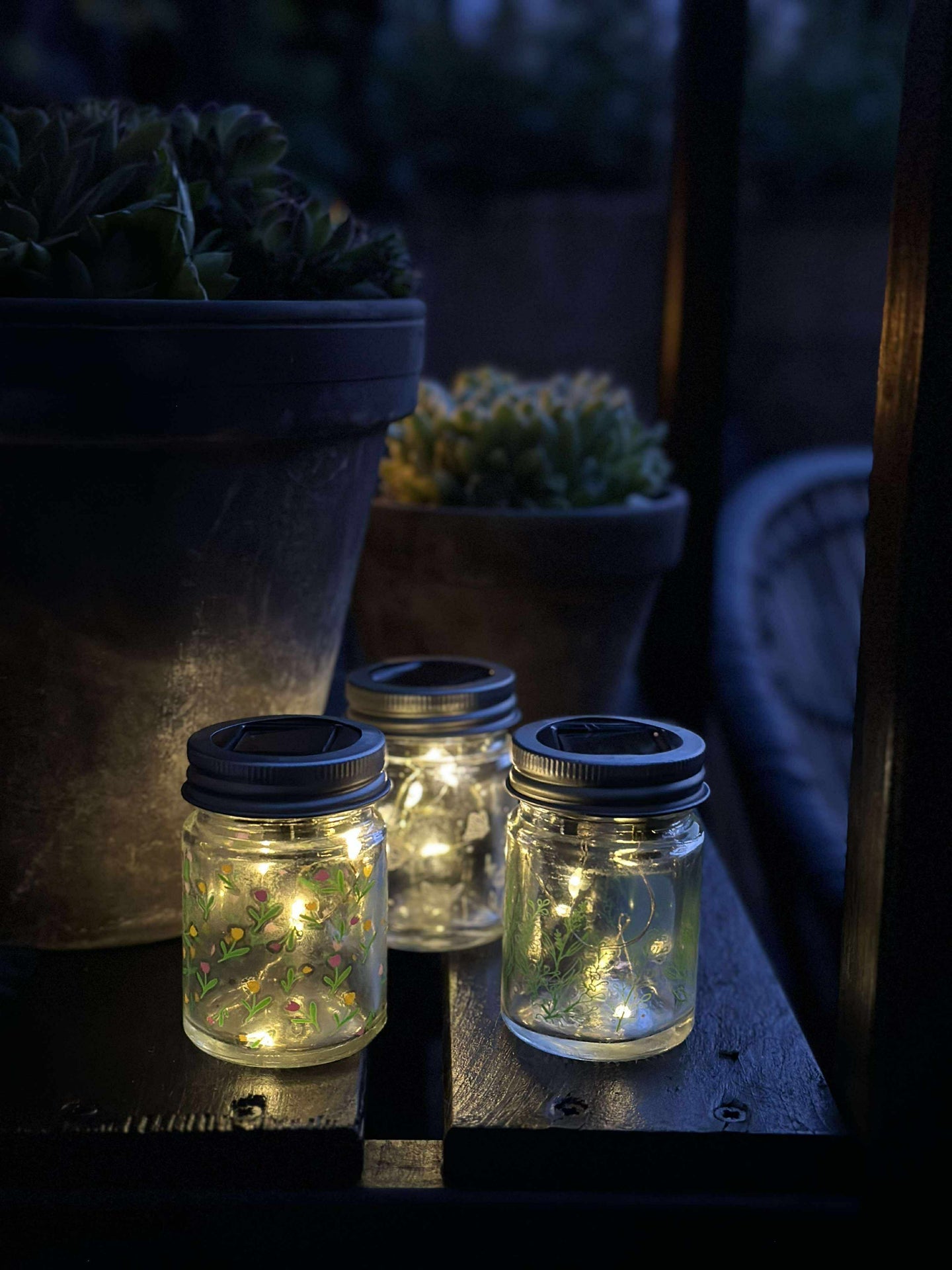 Mini Lykta med solceller - MIX