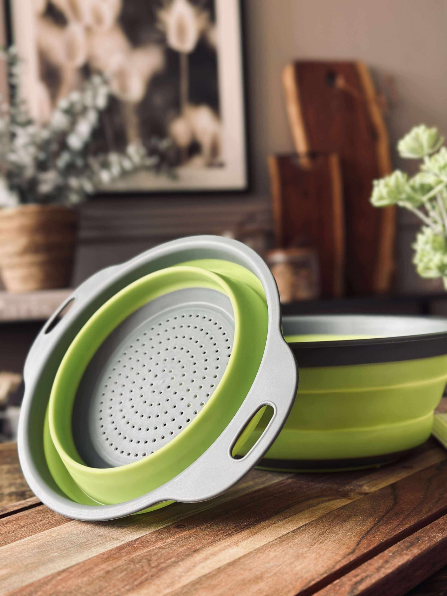 Hopfällbar sil - Set med 2 st.