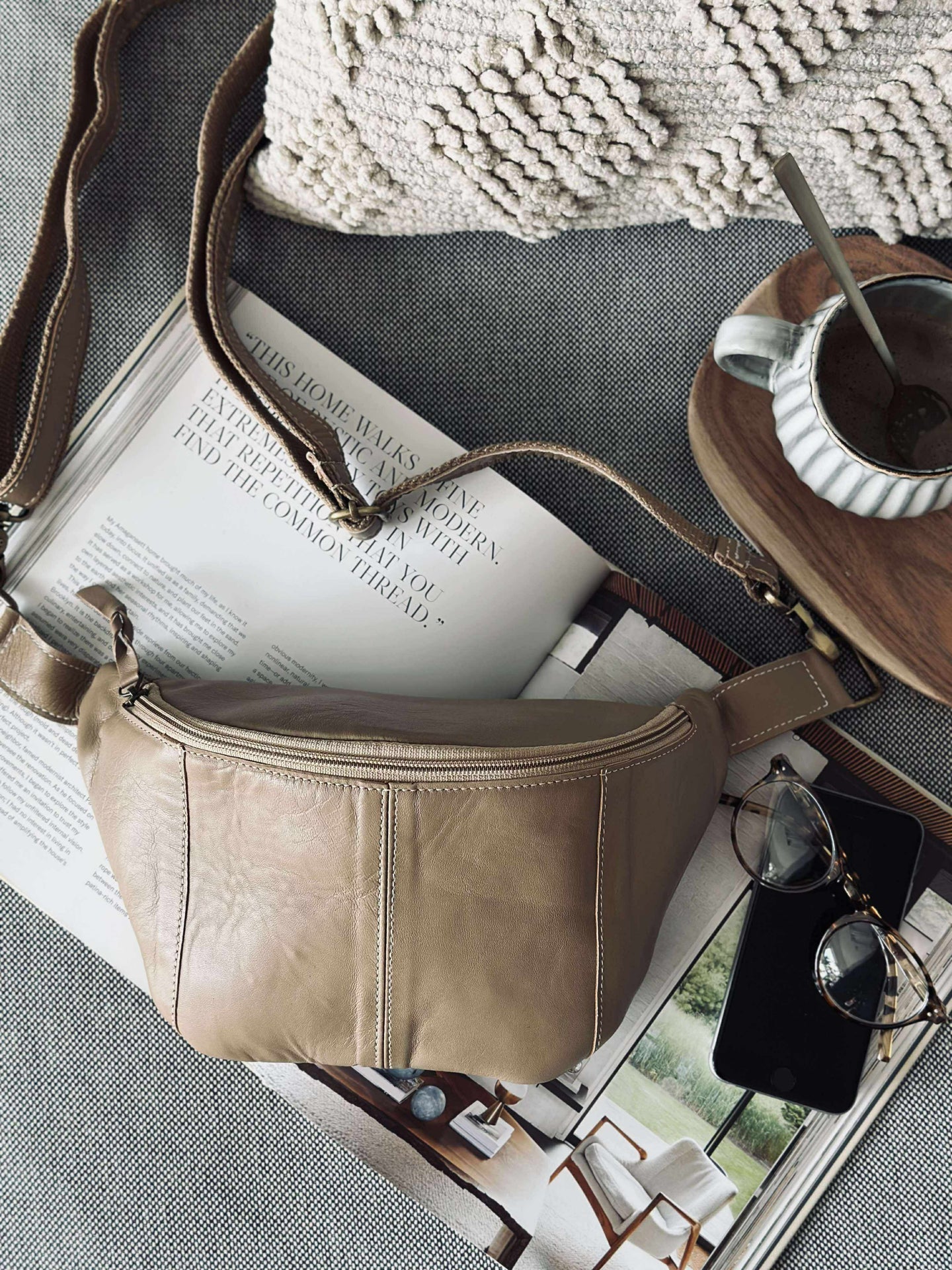 Midjeväska Anna - Beige