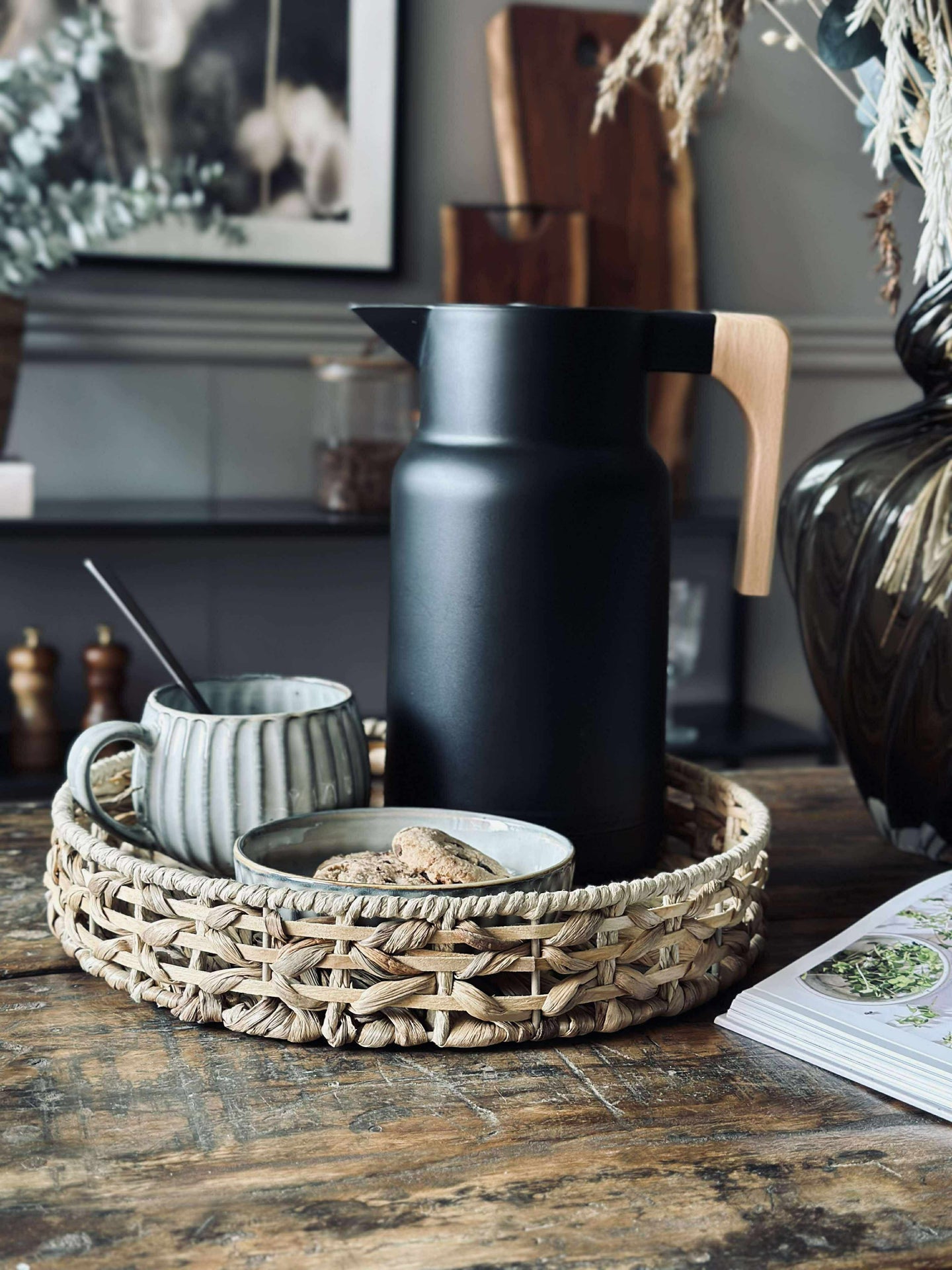 Bricka i vattenhyacint - Dia 30cm